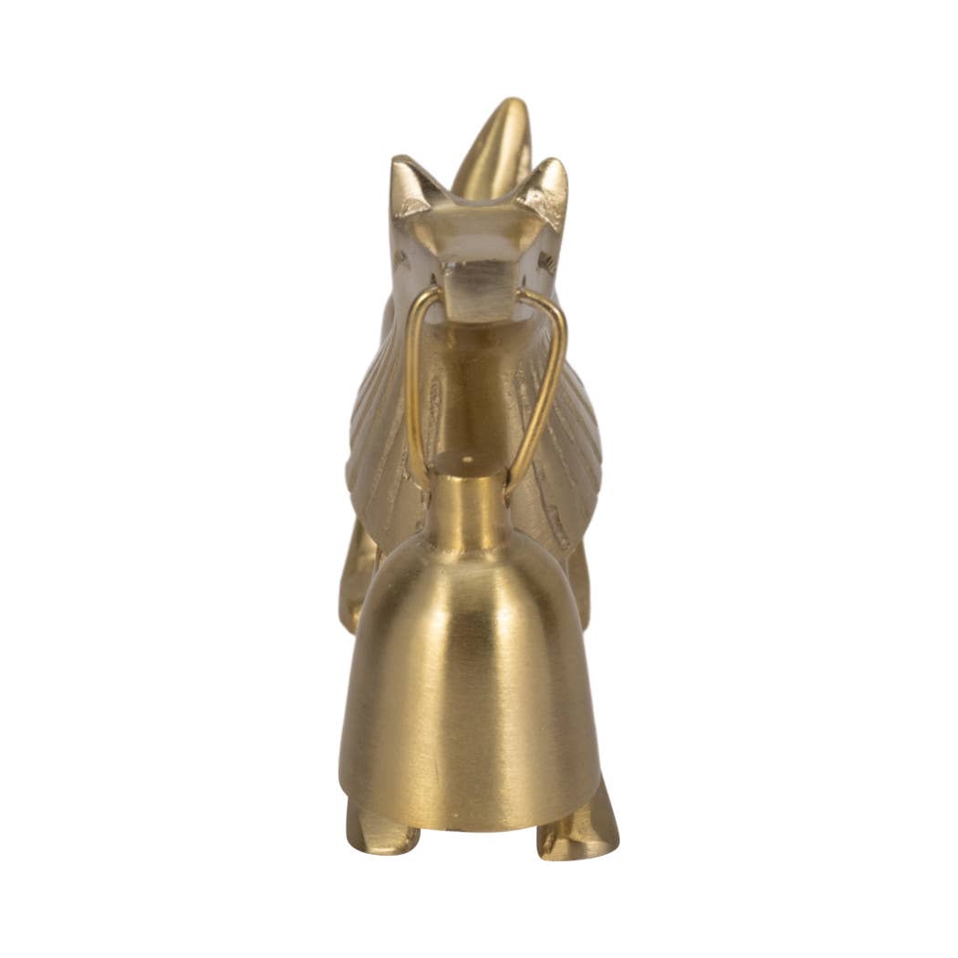 Metal Unique Elegant Lion Candle Snuffer - Gold, 5 in. - Decor Addict, LLC