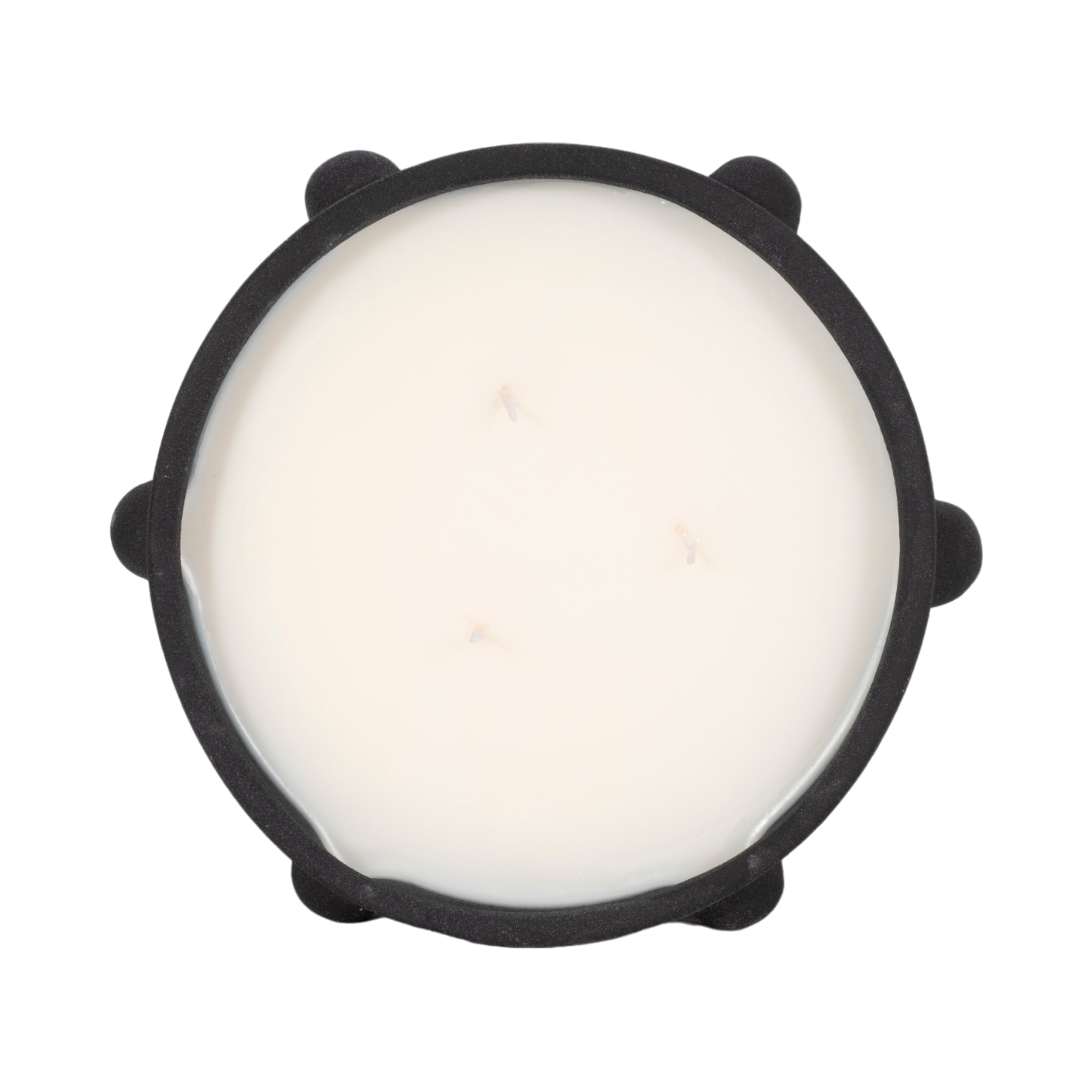 9" 22 Oz Black Amber Sea Salt Bubble Bowl Candle, - Decor Addict, LLC