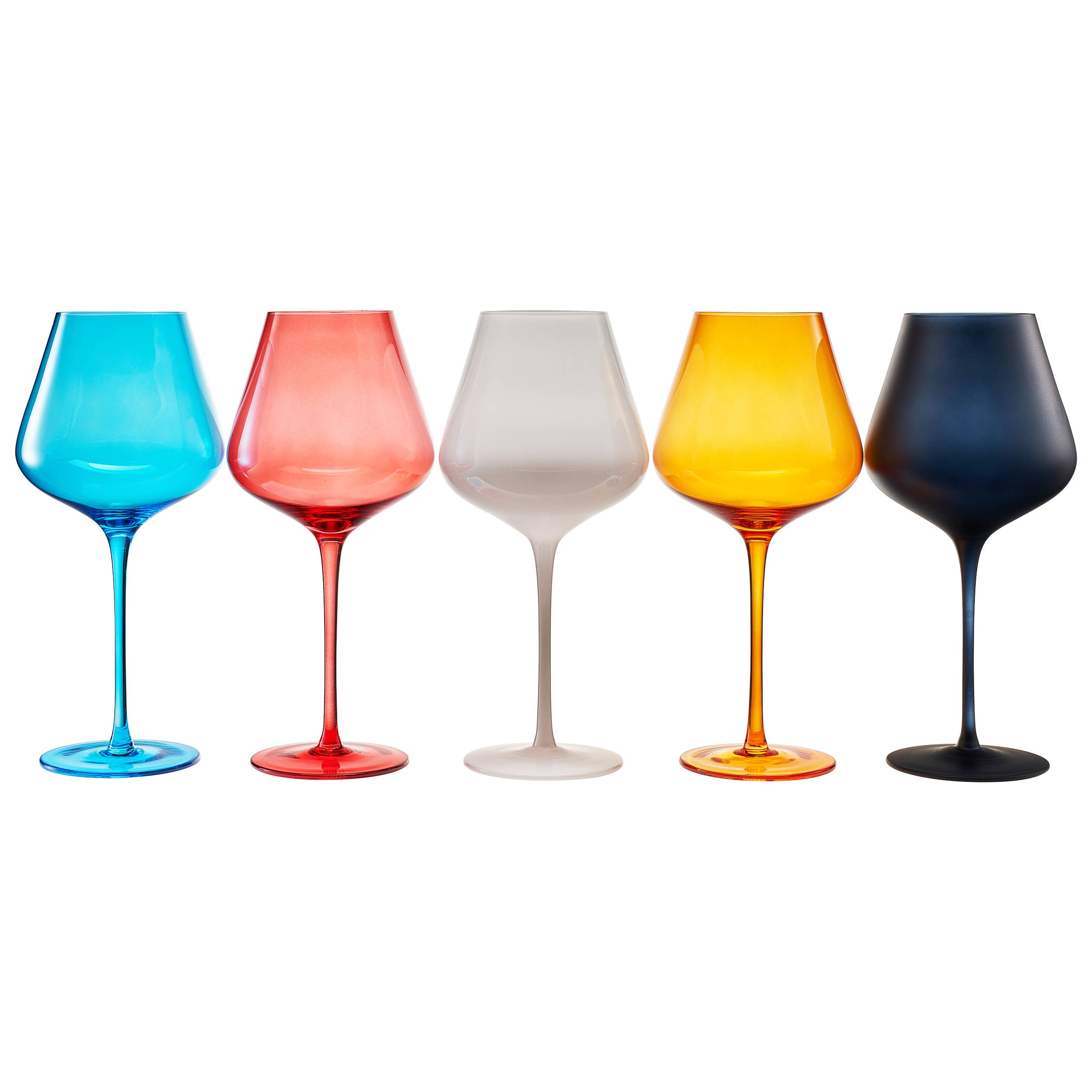 Colors of New York City, Wine Glassware | 5 Set, 20 OZ - Decor Addict, LLC