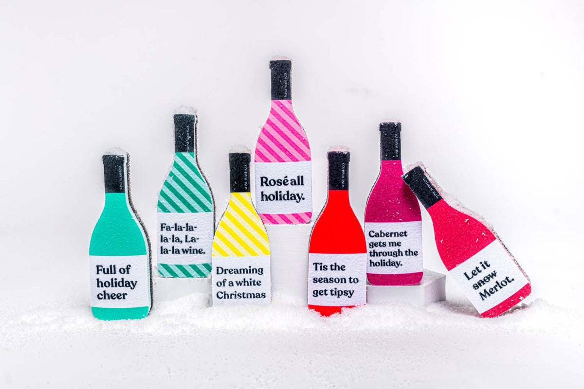 Holiday Scrubbly™ Sponge - Cabernet Holiday - Decor Addict, LLC