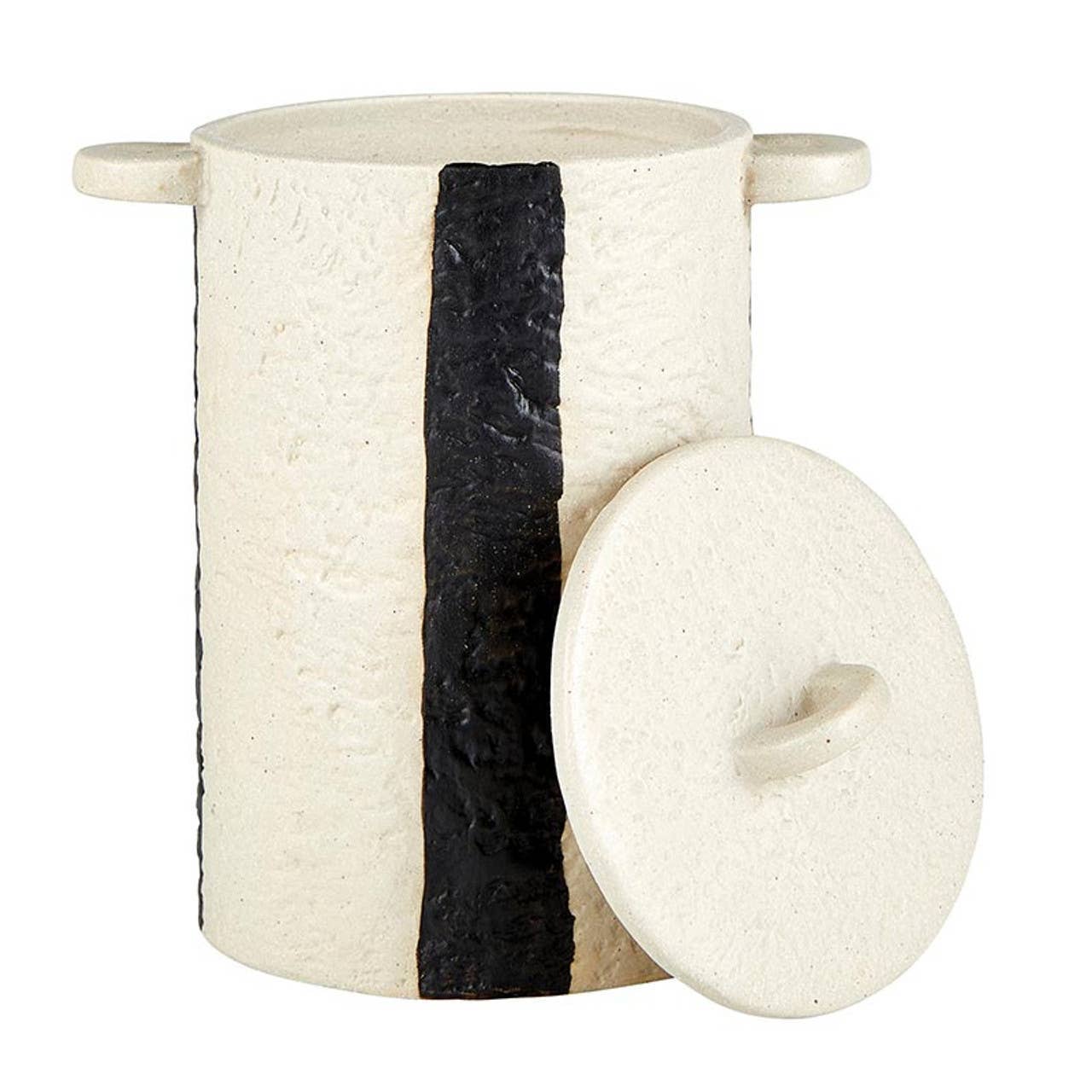 Striped Canister - Large - Decor Addict, LLC