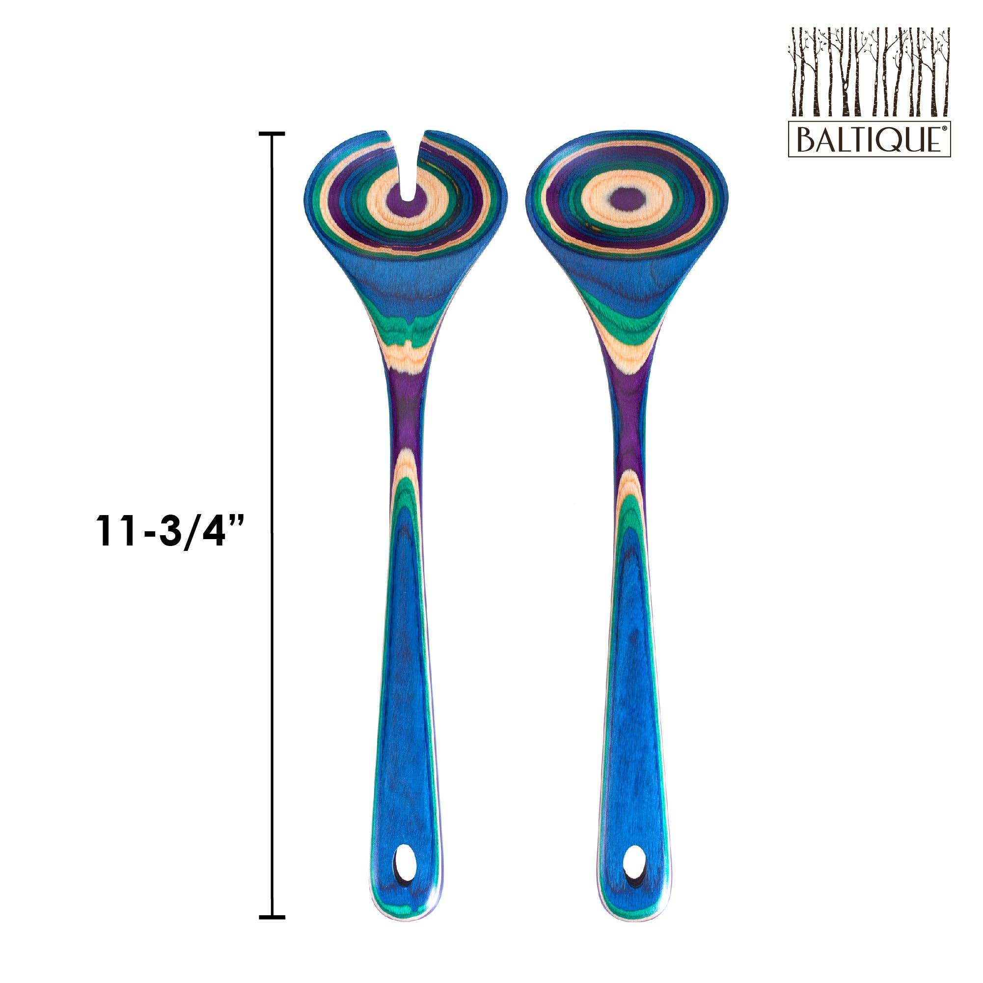 Baltique® Mumbai Collection Salad Salad Serving Utensil Set - Decor Addict, LLC