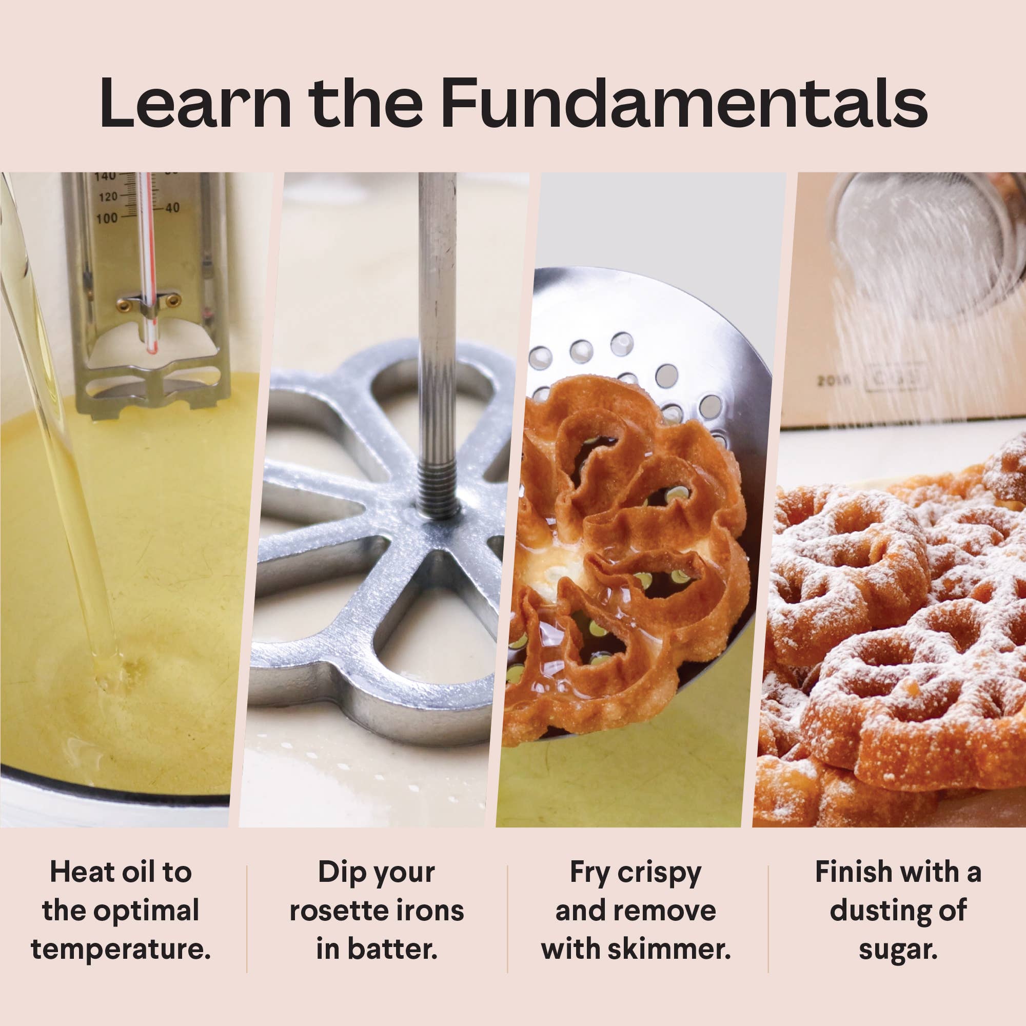 Rosettes and Waffle Kit | Baking Tools | Women's Gift - Decor Addict, LLC