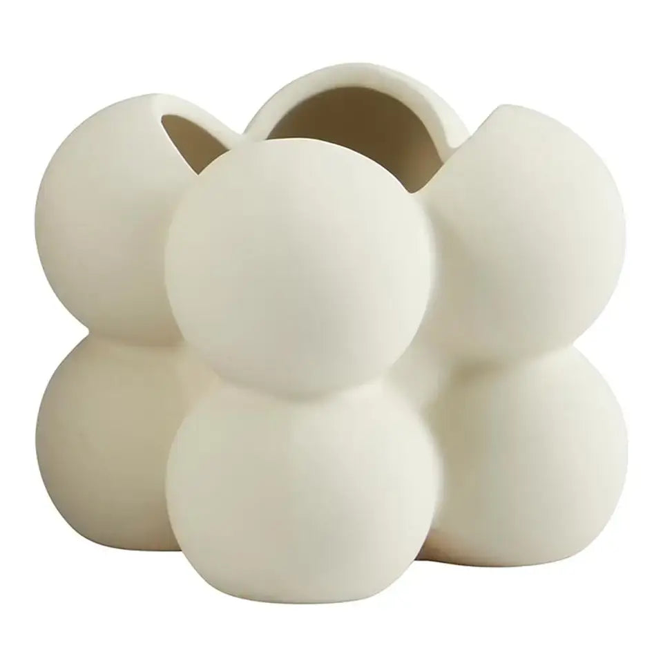 Matte Seafoam Bubble Pot - Decor Addict, LLC