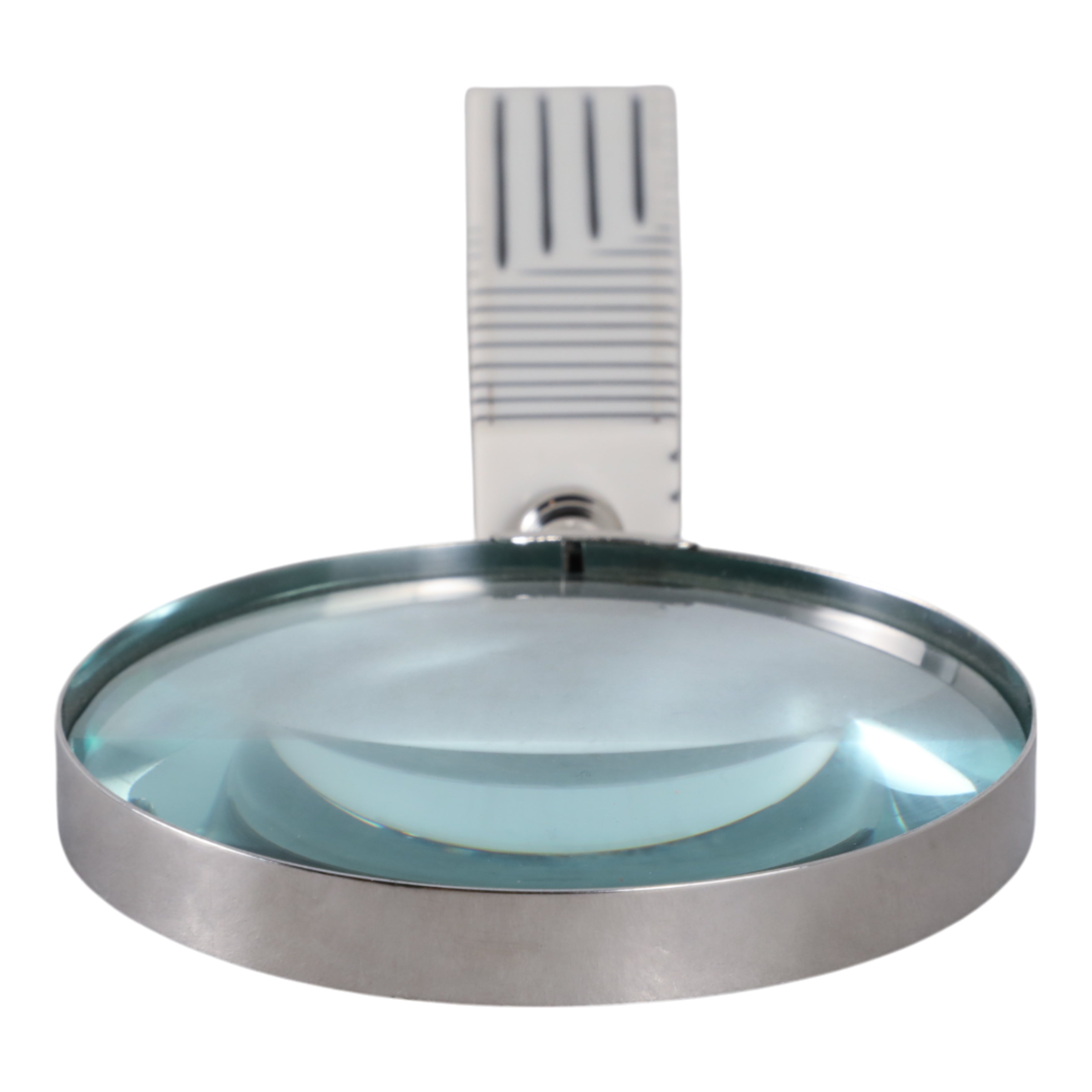 10x4" Lines Handle Magnifying Glass, White/ Black - Decor Addict, LLC