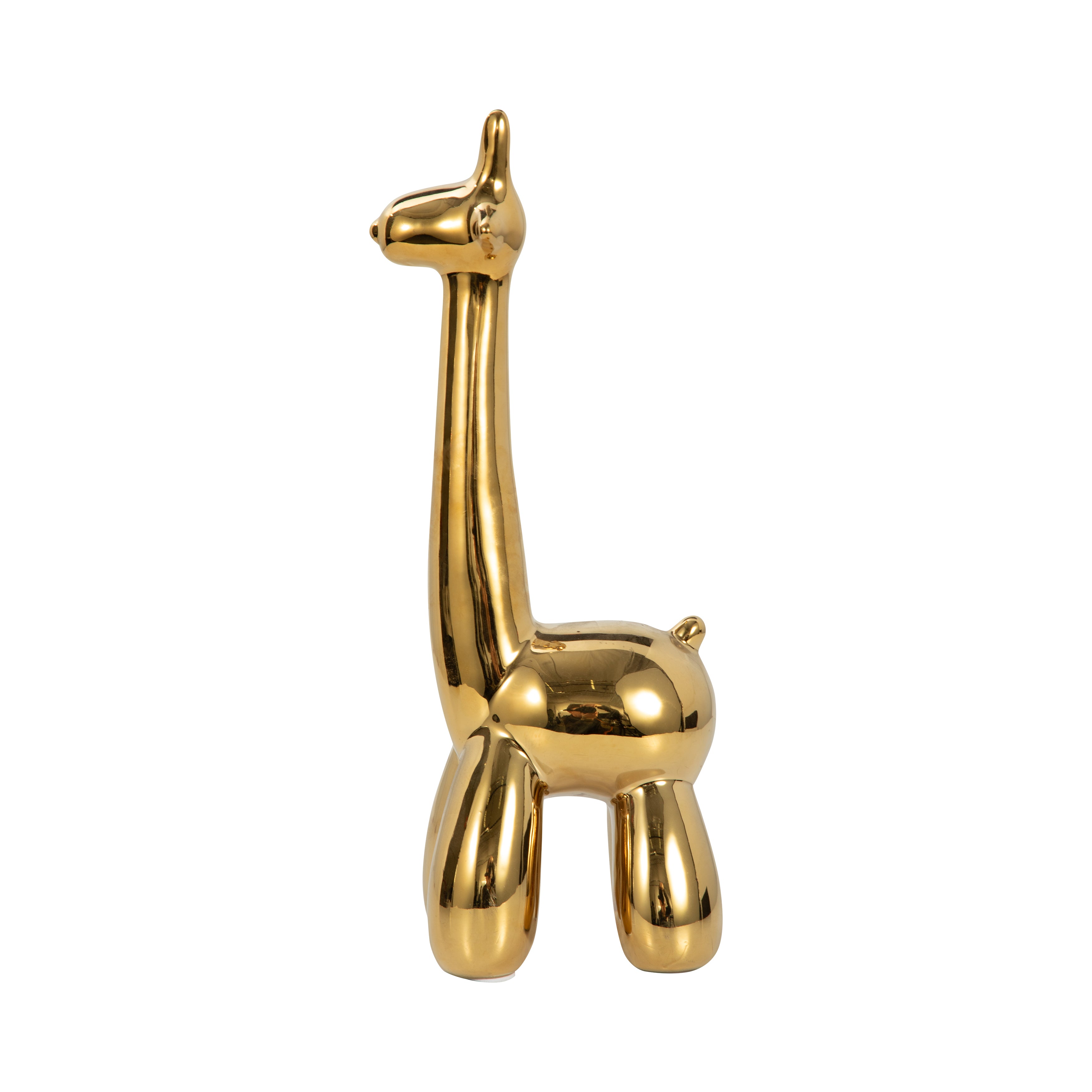 Gold Giraffe Balloon Animal - Decor Addict, LLC