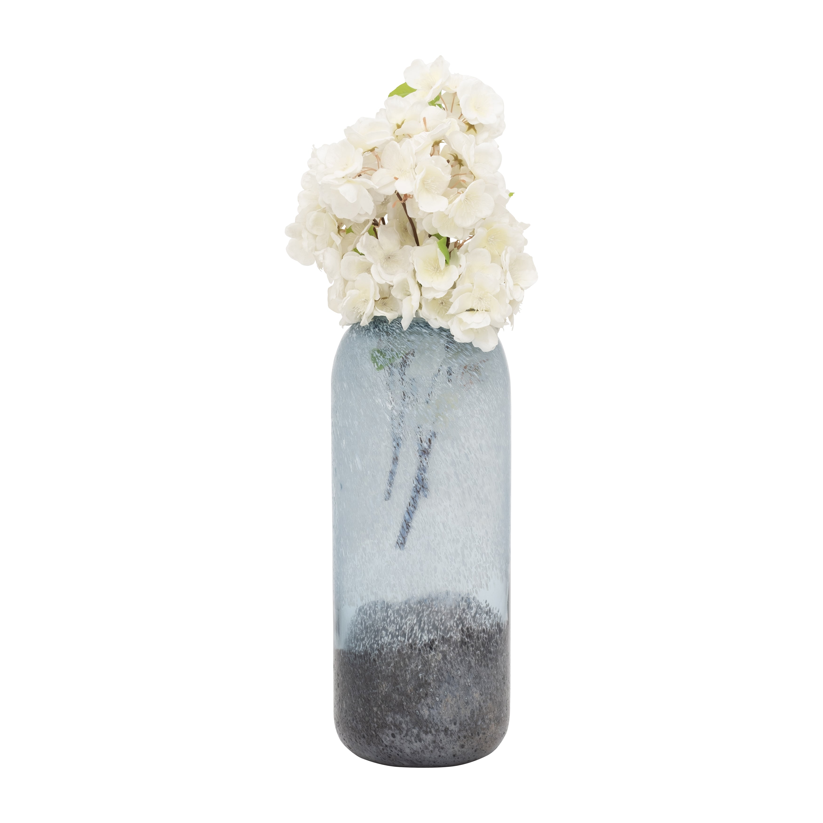 Glass, 14" Ombre Vase, Multi - Decor Addict, LLC