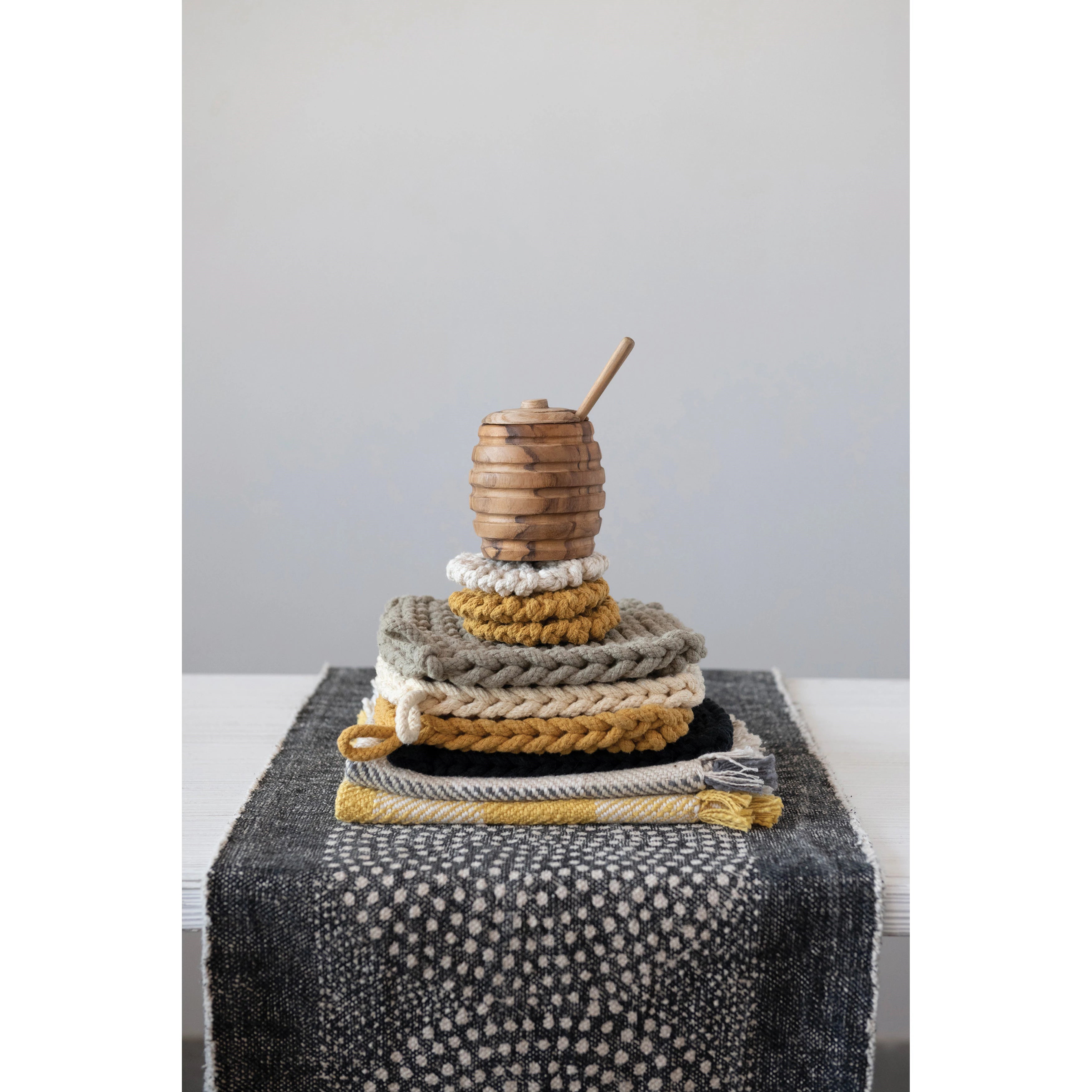 Cotton Crocheted Coasters, Set of 4 - Decor Addict, LLC