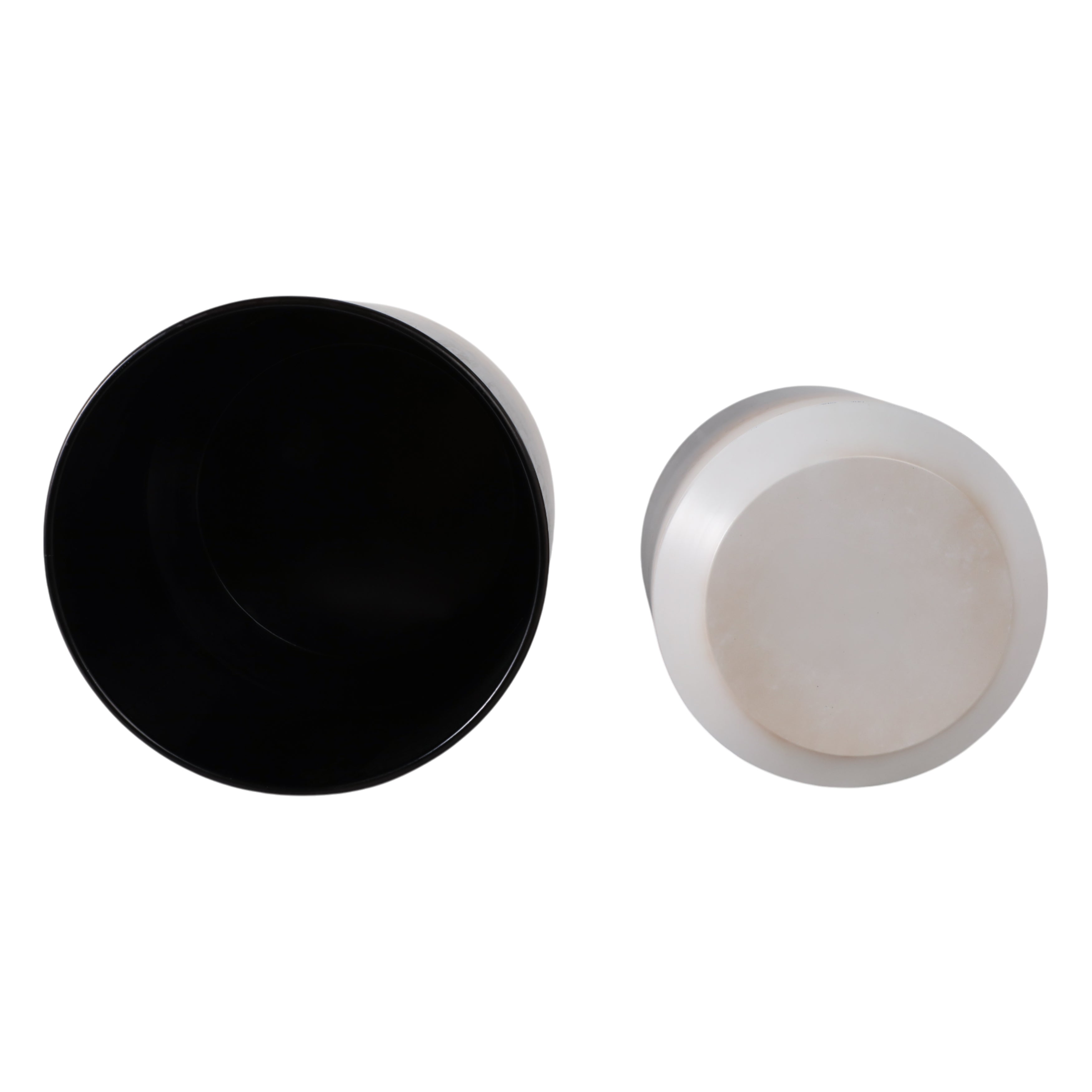 S/2 19/23" Ombre Metal Planters On Stands, Brown K - Decor Addict, LLC