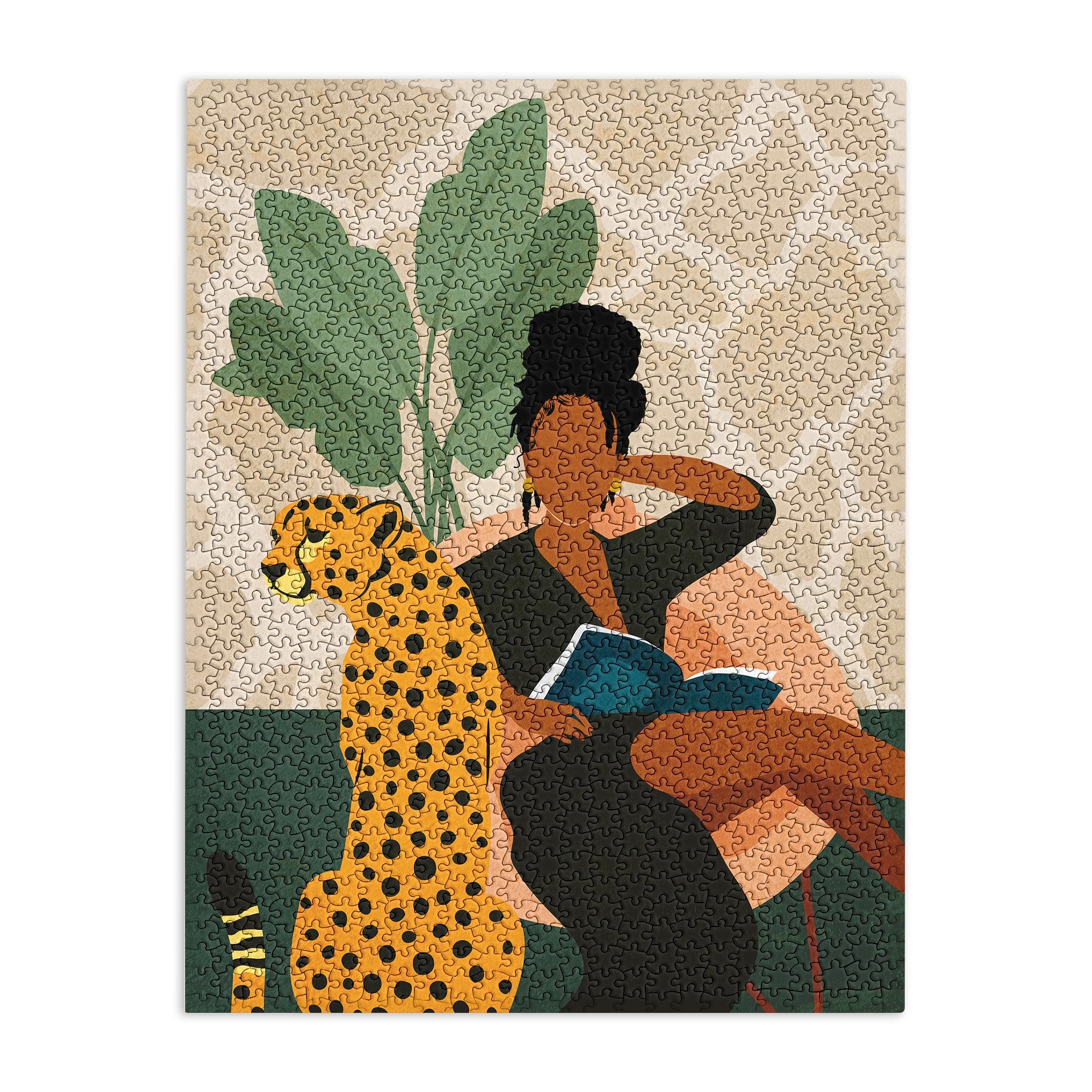 domonique brown stay home no 1 jigsaw puzzle - Decor Addict, LLC