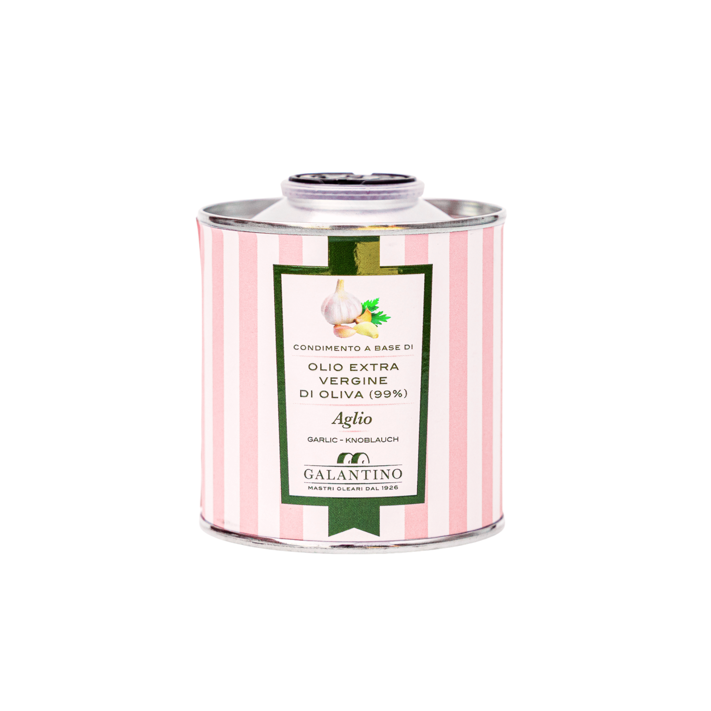 Garlic EVOO Tin 100ml by Frantoio Galantino - Decor Addict, LLC