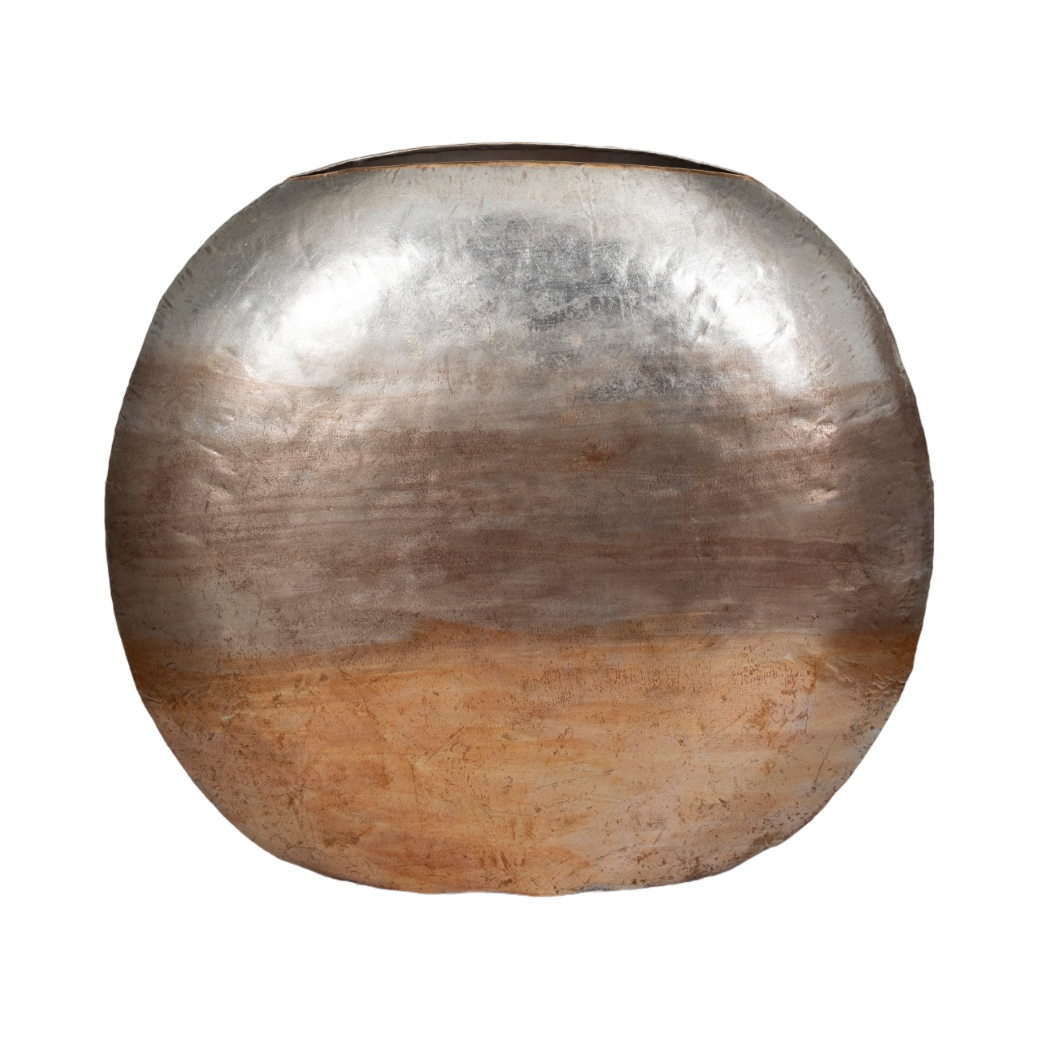 47" Oversized Round Metallic Ombre Vase, Multi - Decor Addict, LLC