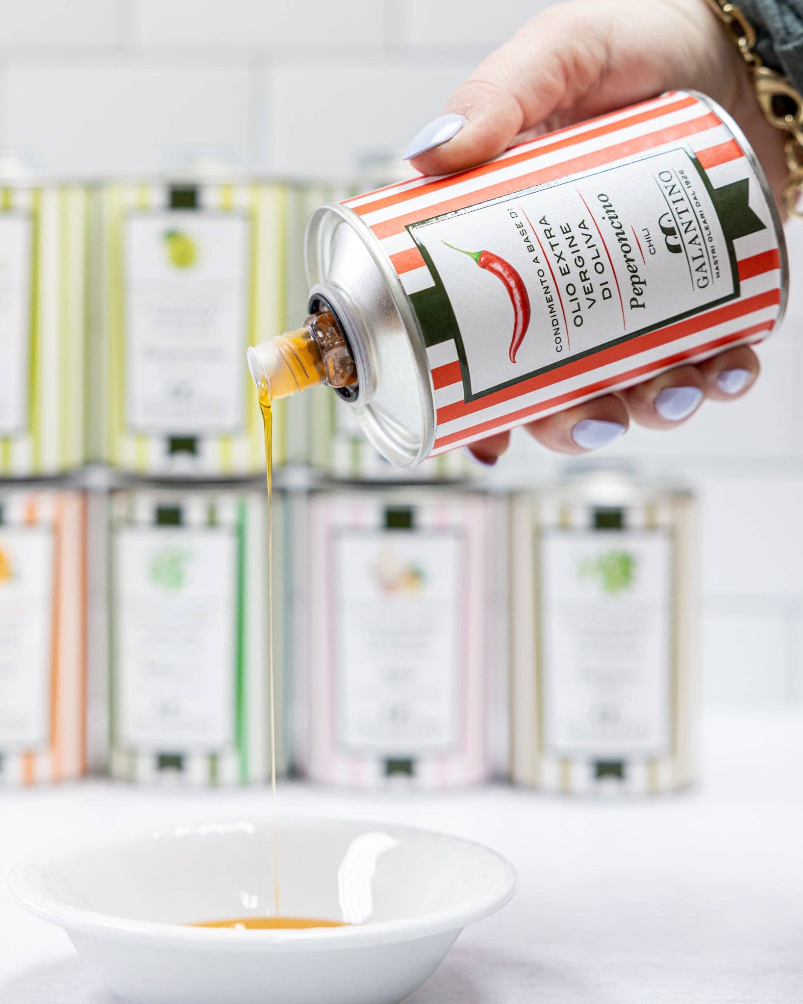 Peperoncino EVOO Tin 100ml by Frantoio Galantino - Decor Addict, LLC