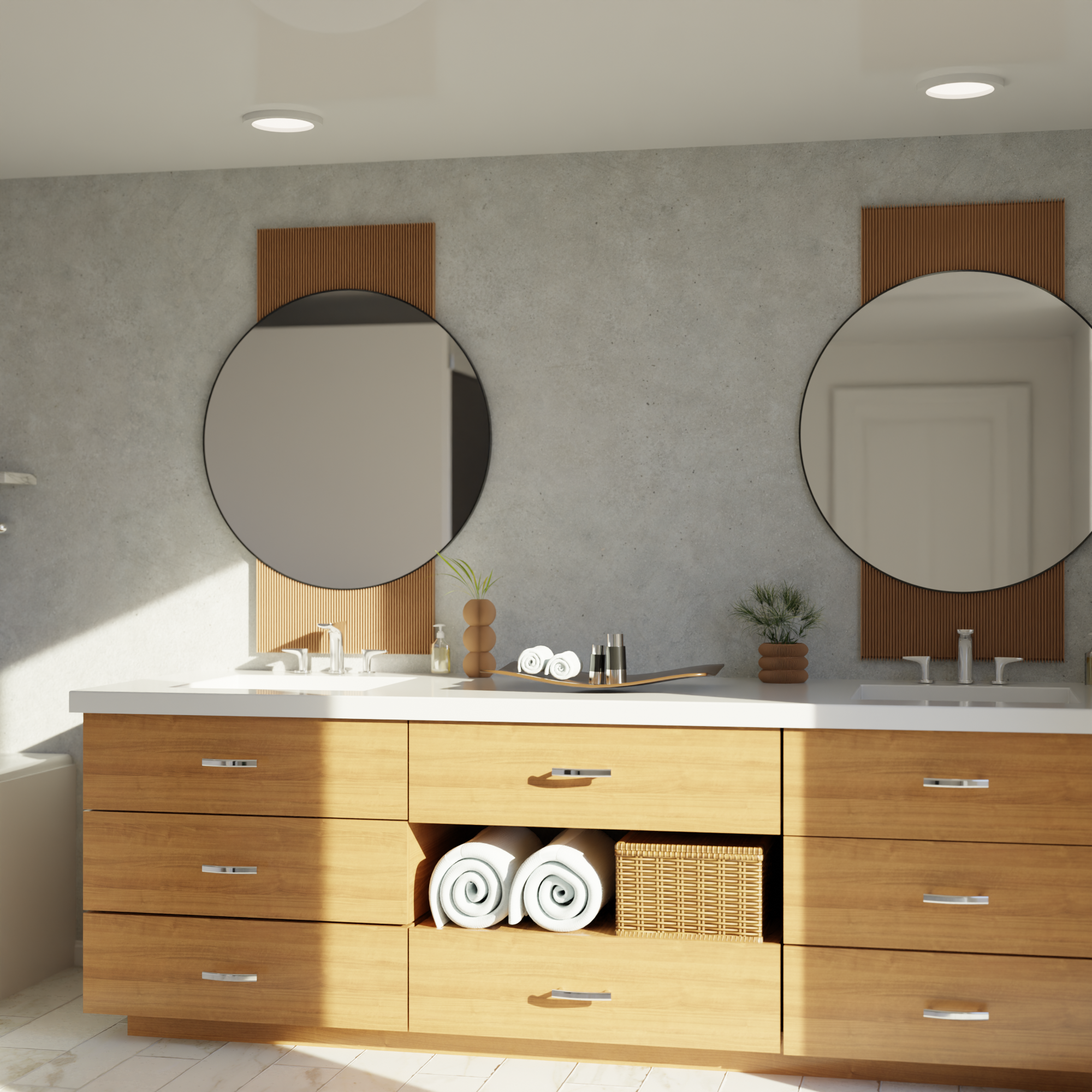 SOL Mirror: Midnight Black / 32" Mirror x 45" Tall - Decor Addict, LLC