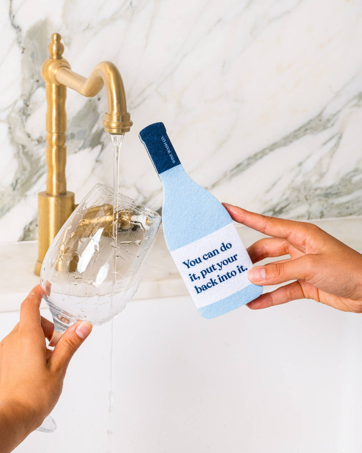Scrubbly Wine Sponge - Back Into It - Decor Addict, LLC