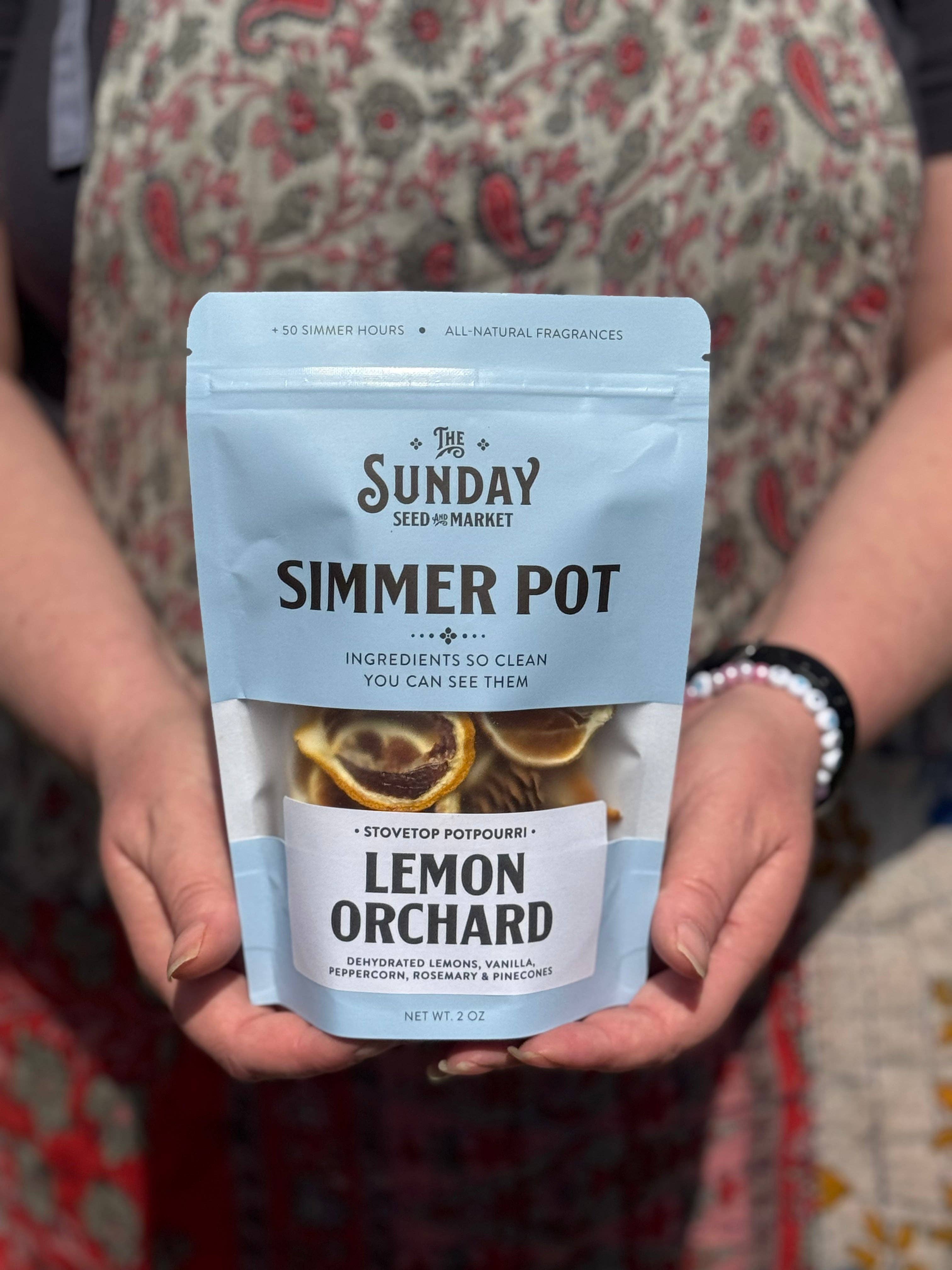 Lemon Orchard Simmer Pot | Lemon Rosemary Peppercorn - Decor Addict, LLC