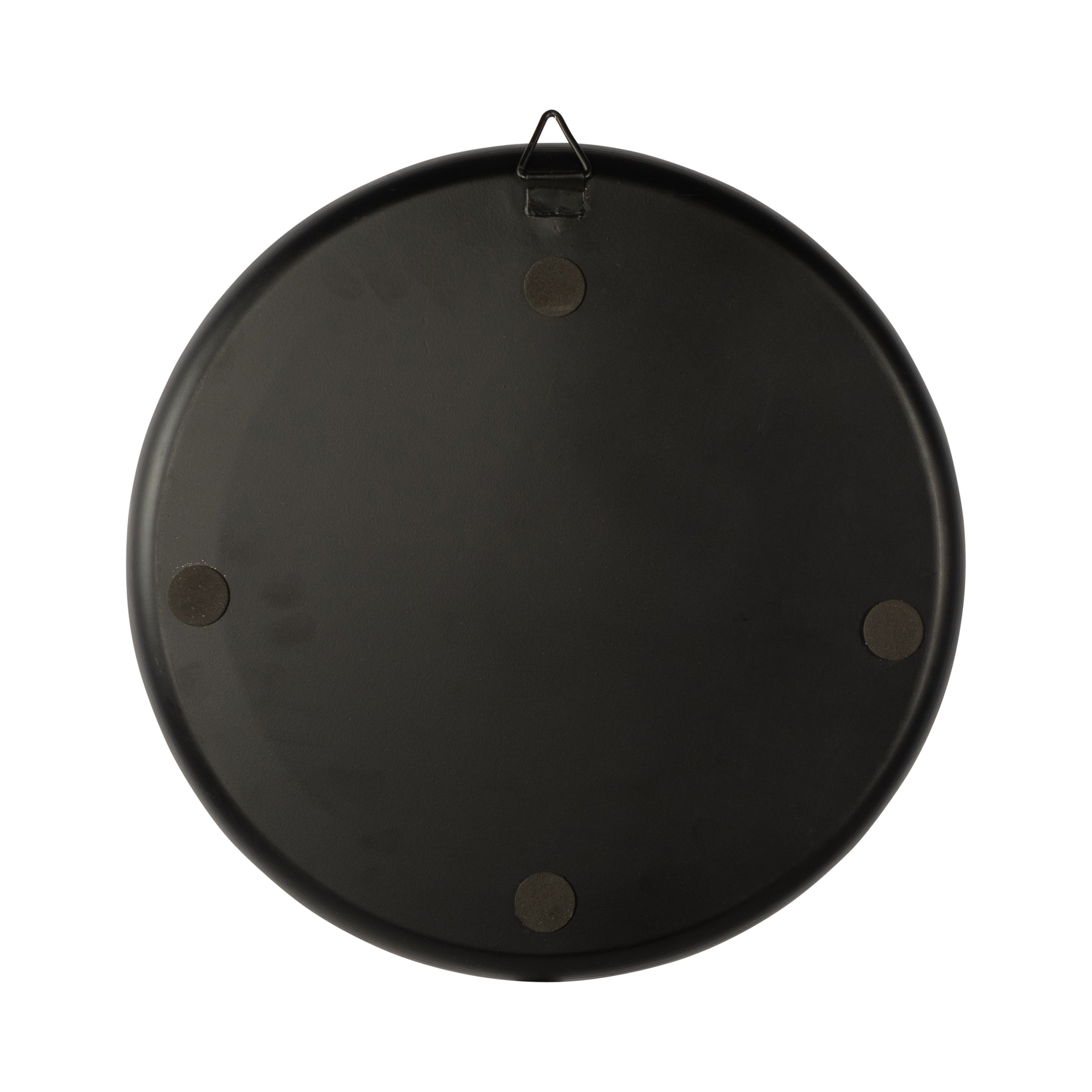 Iron,15",circle Wall Deco,oak - Decor Addict, LLC