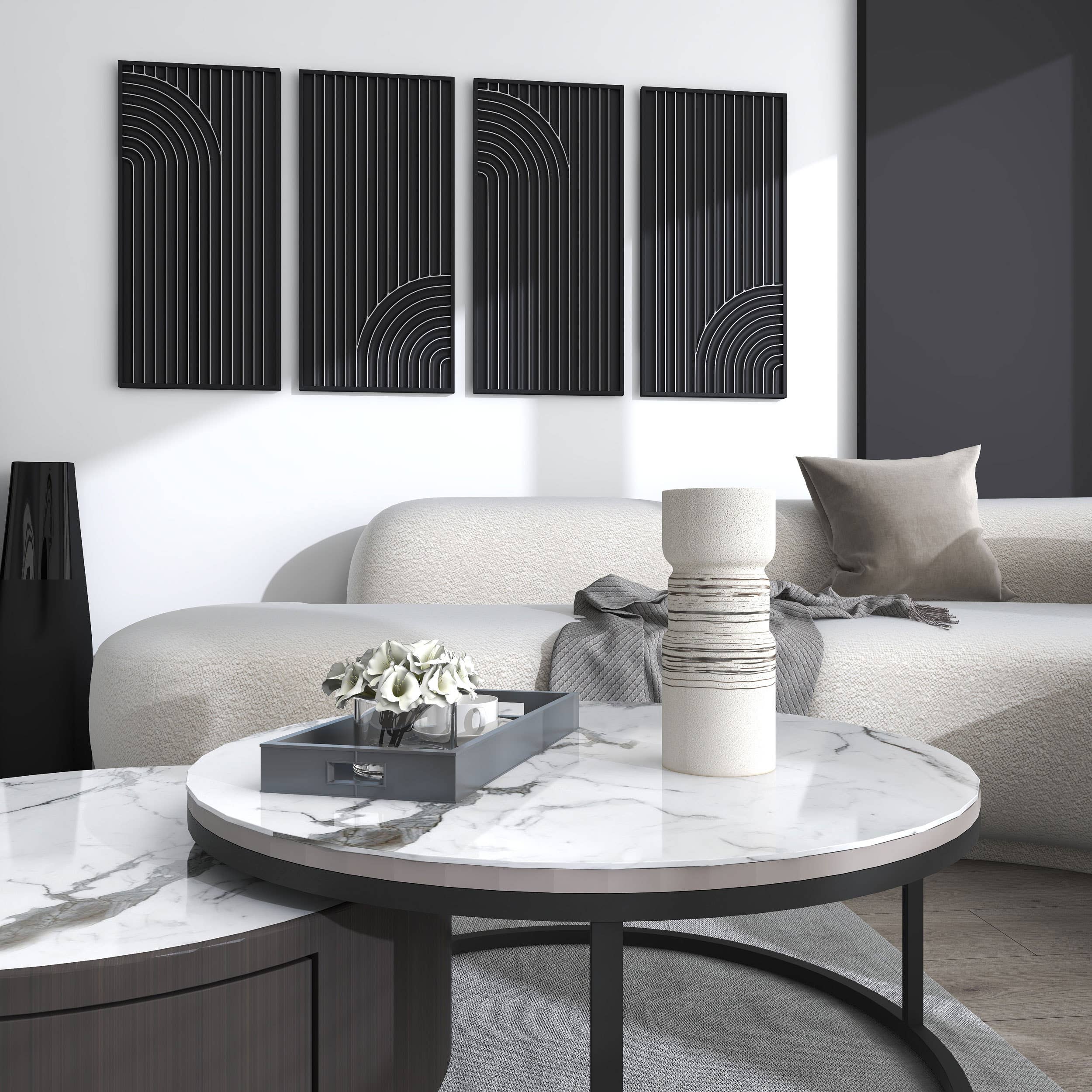 Linden Ceramic Table Vase, Small - Decor Addict, LLC