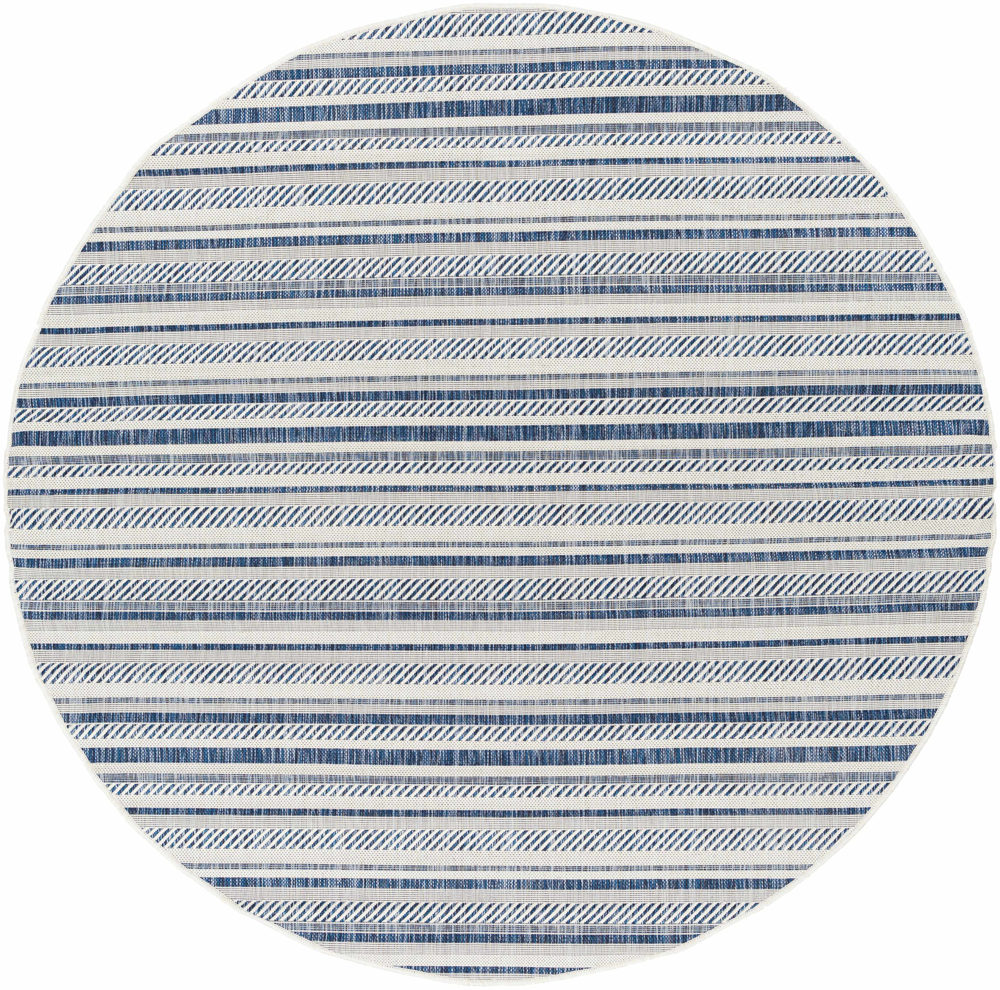 Olin White&Blue Performance Rug - Decor Addict, LLC