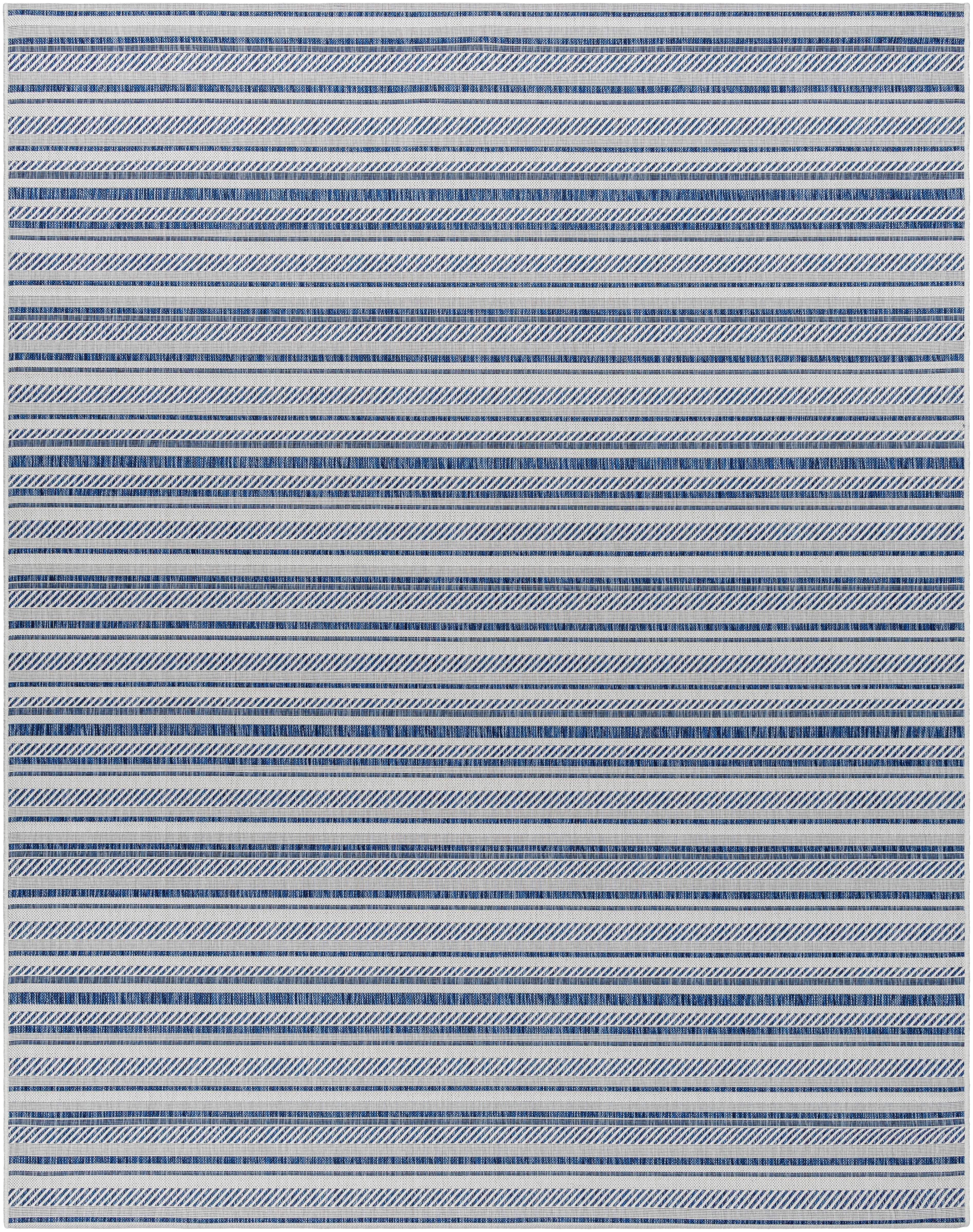 Olin White&Blue Performance Rug - Decor Addict, LLC