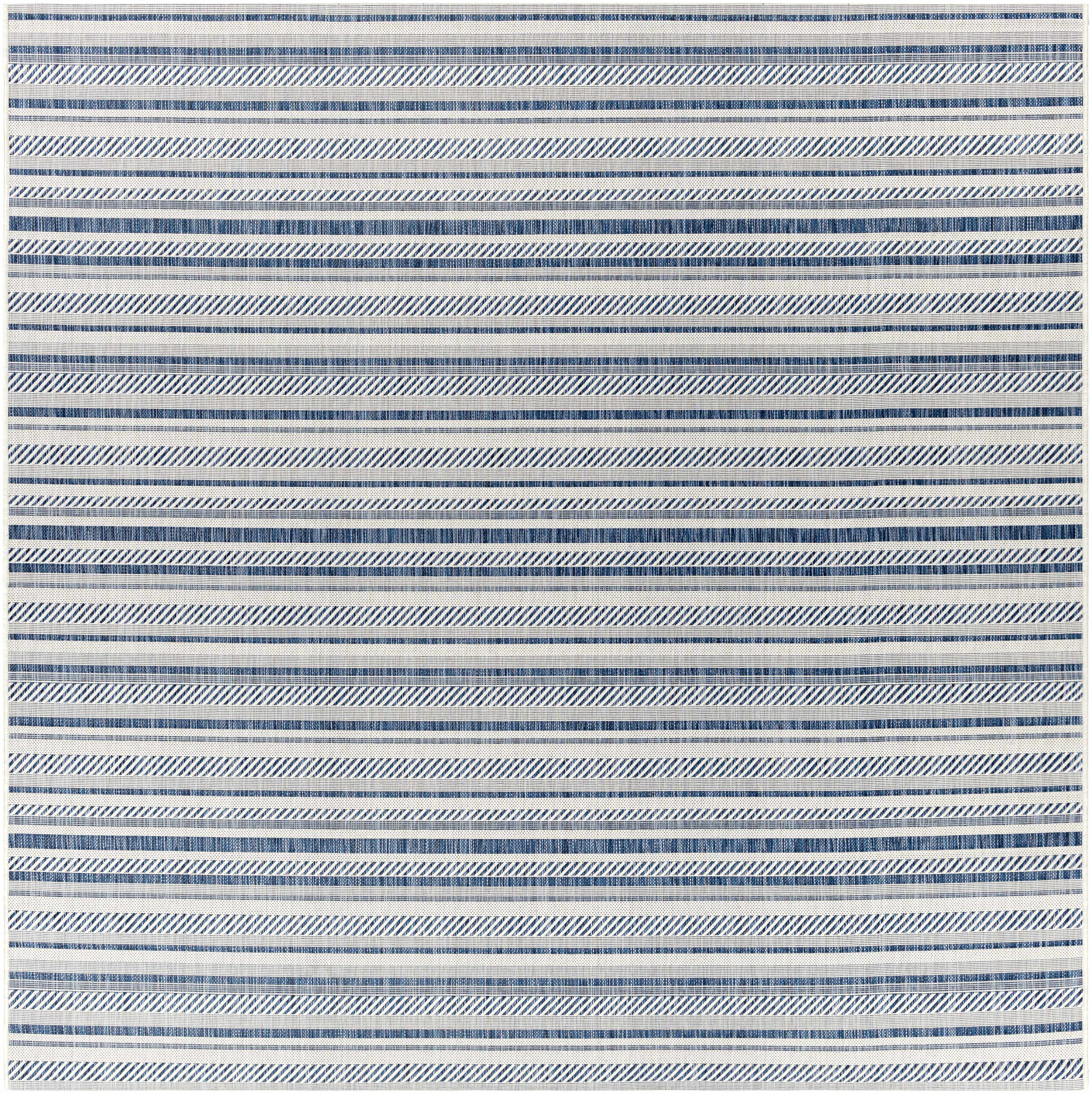 Olin White&Blue Performance Rug - Decor Addict, LLC