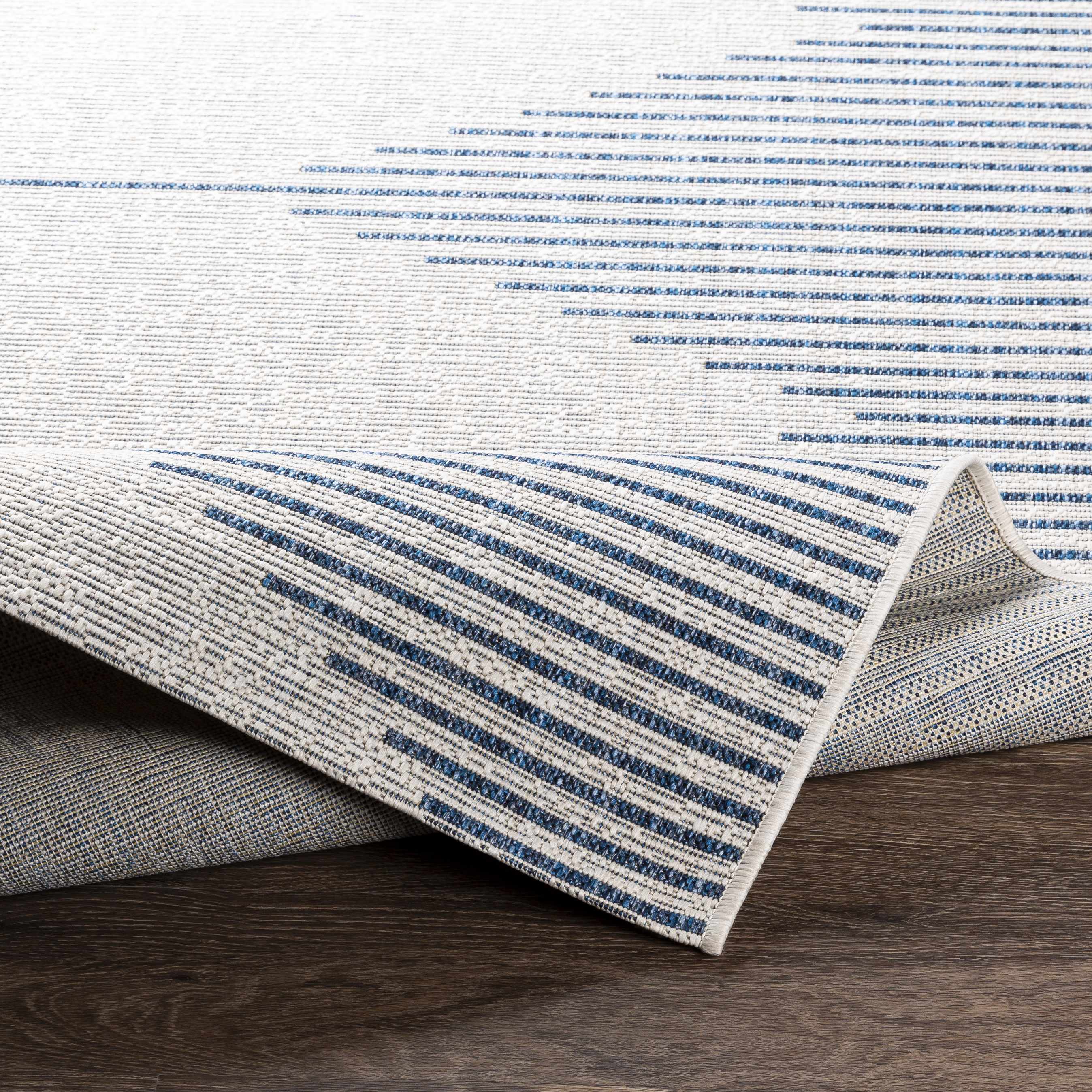 Stephan Blue & Cream Area Rug - Decor Addict, LLC