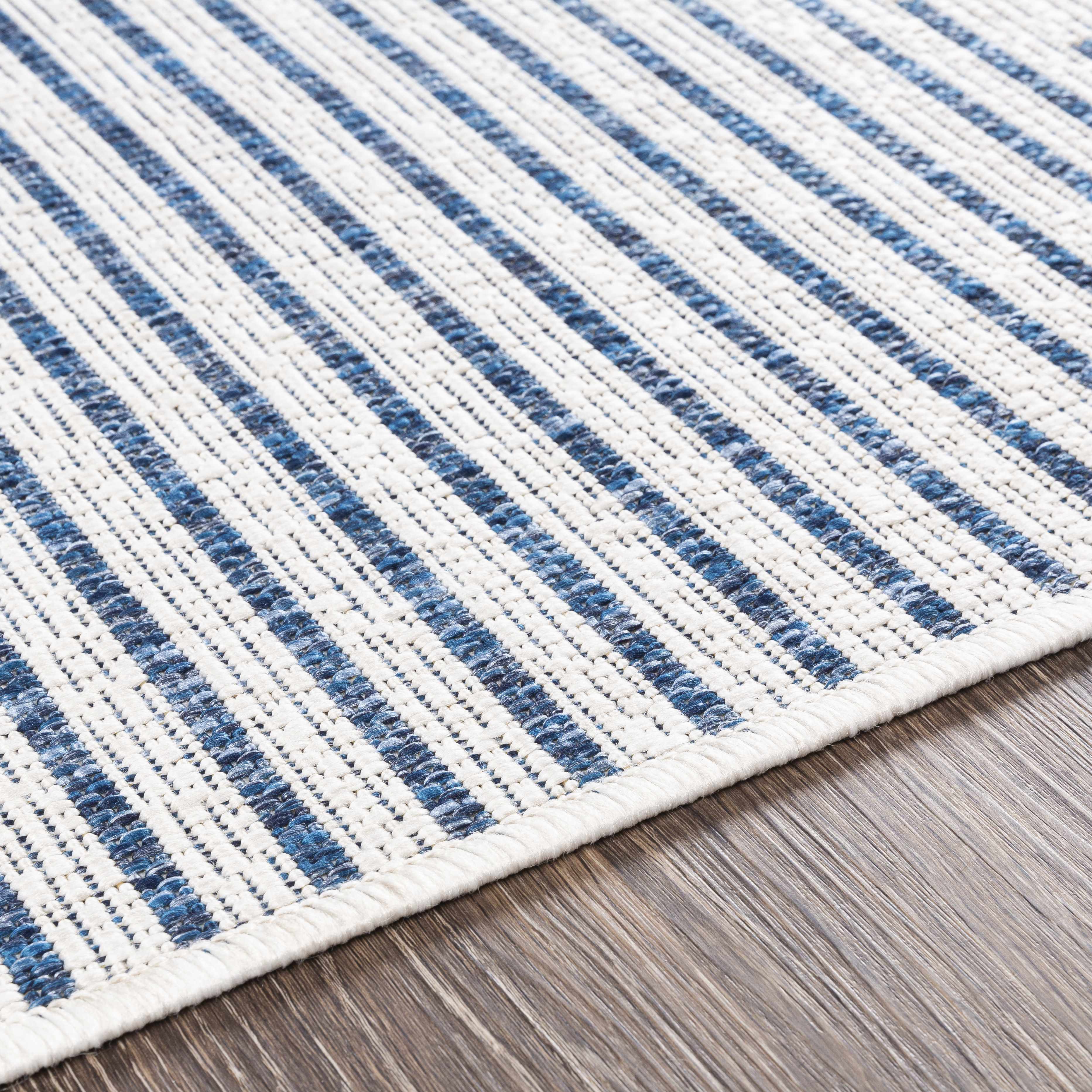Stephan Blue & Cream Area Rug - Decor Addict, LLC