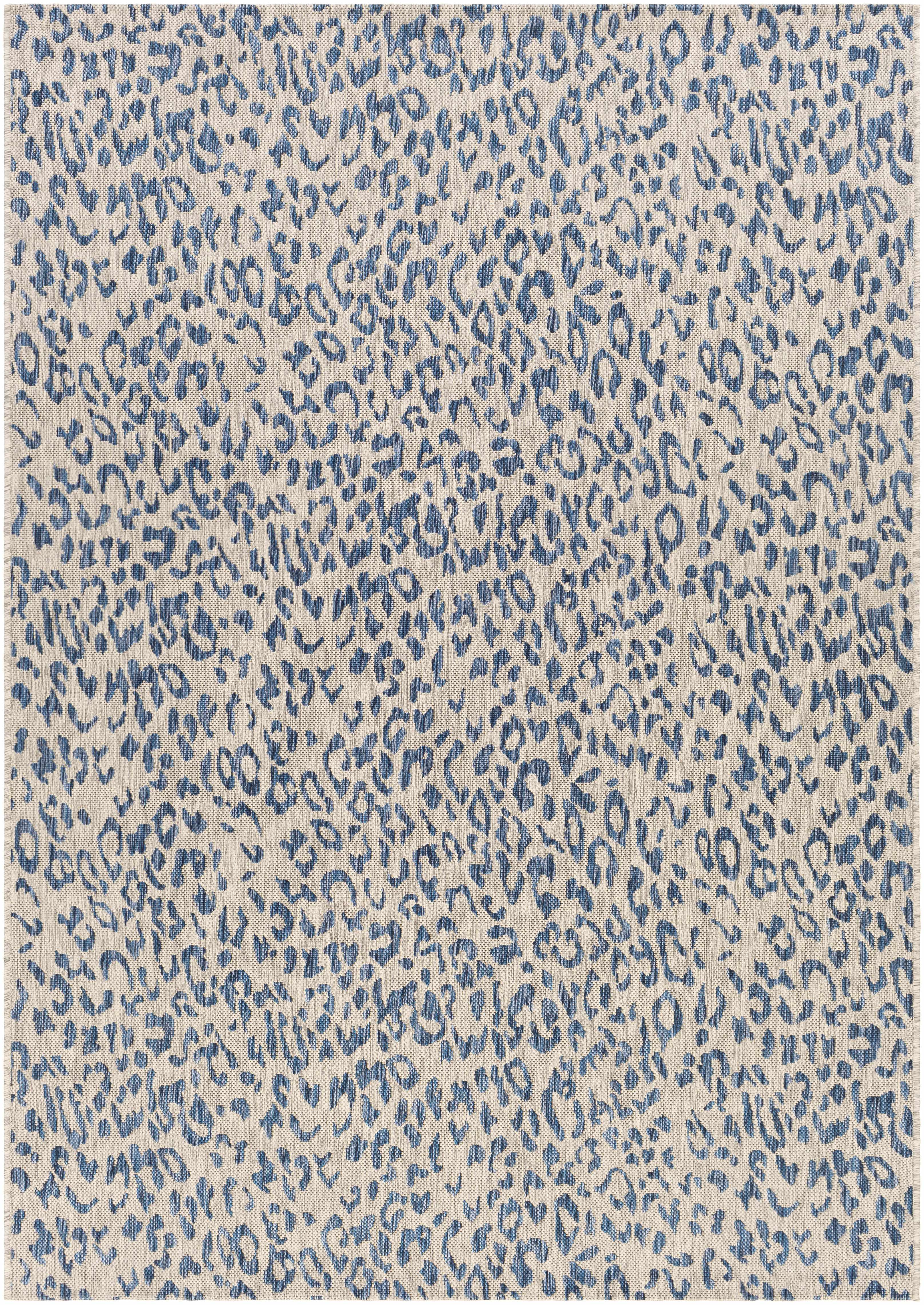 Skipsea Blue Leopard Performance Rug - Decor Addict, LLC