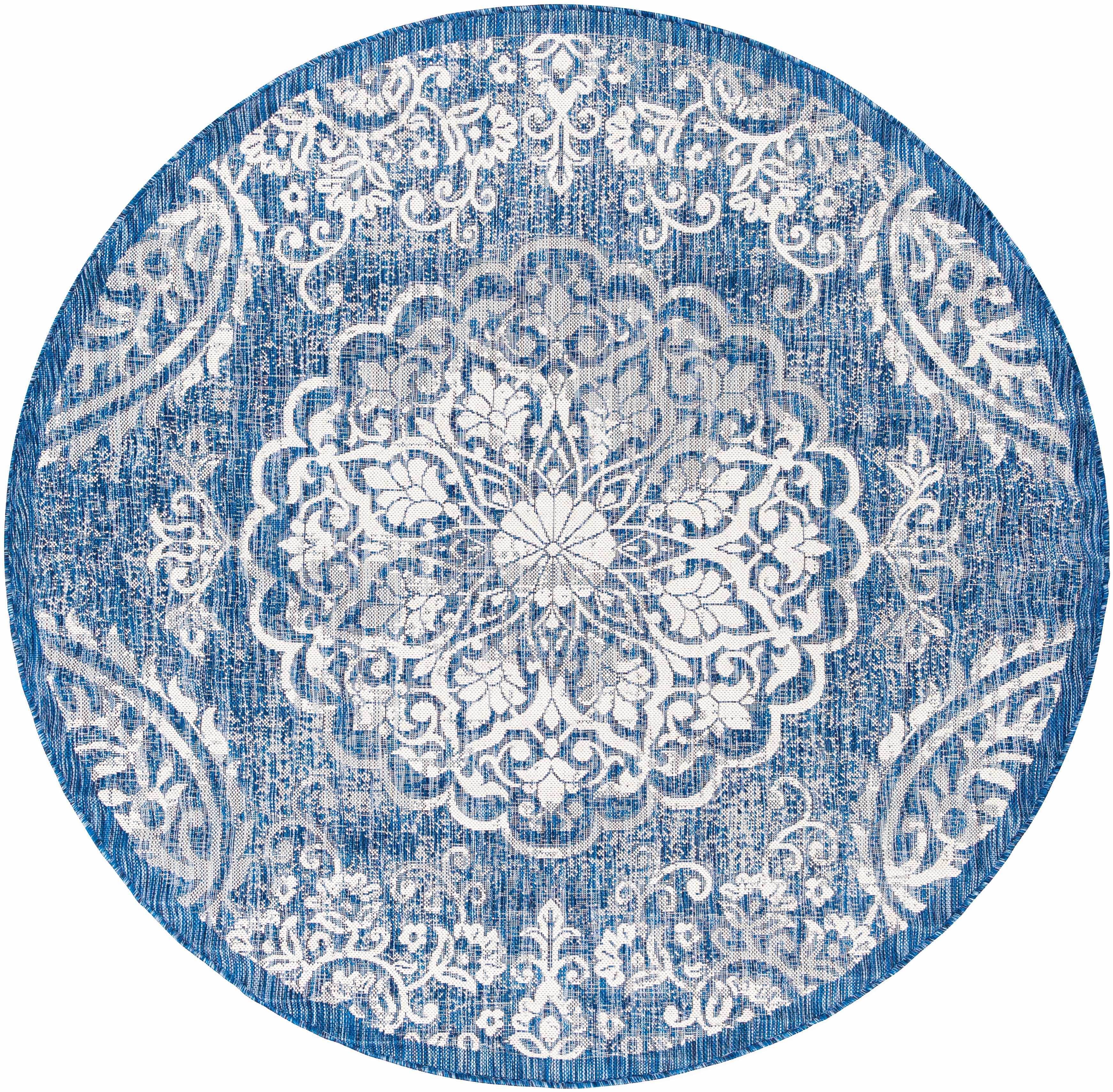 Skipsea Blue Leopard Performance Rug - Decor Addict, LLC