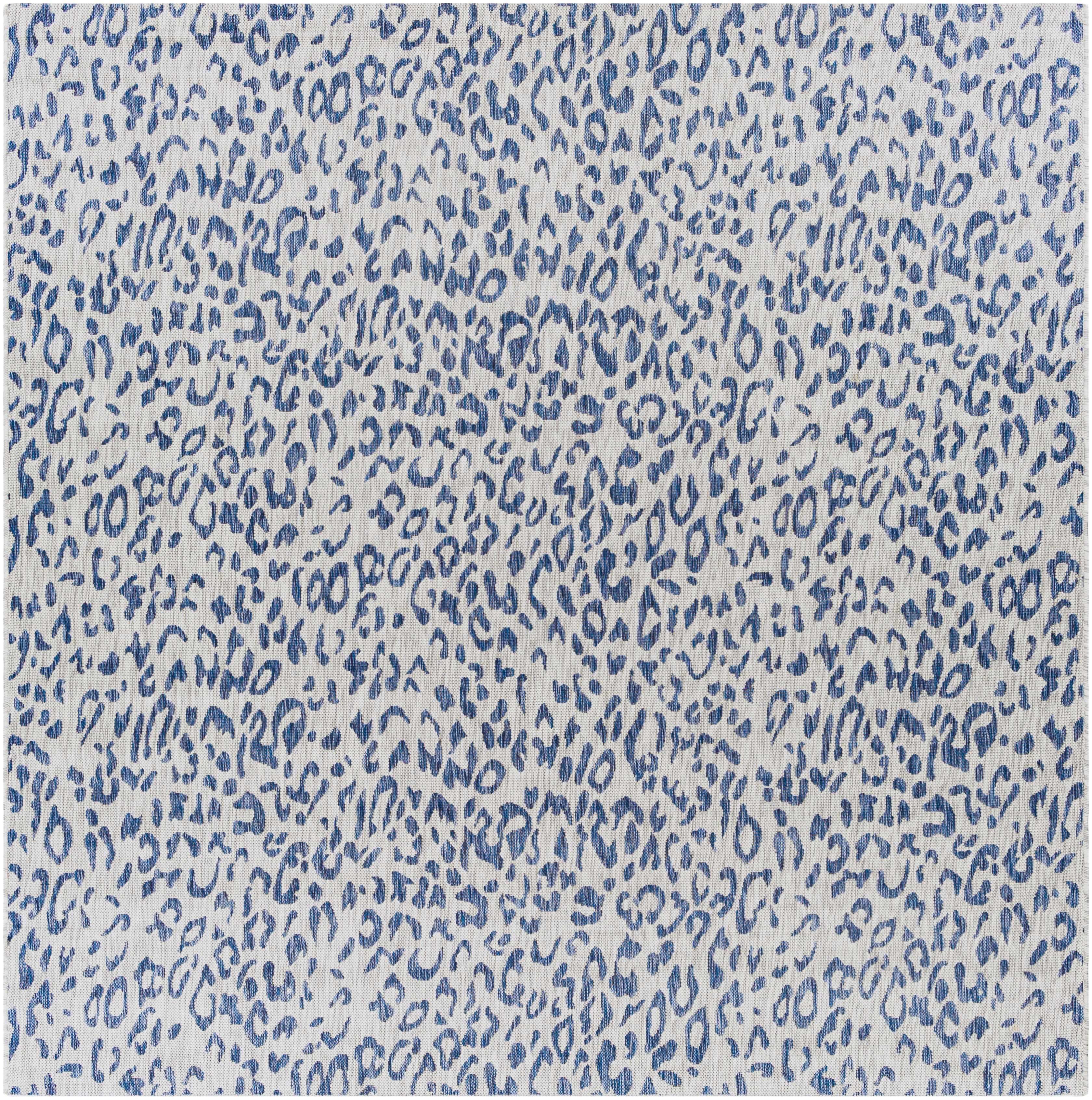 Skipsea Blue Leopard Performance Rug - Decor Addict, LLC