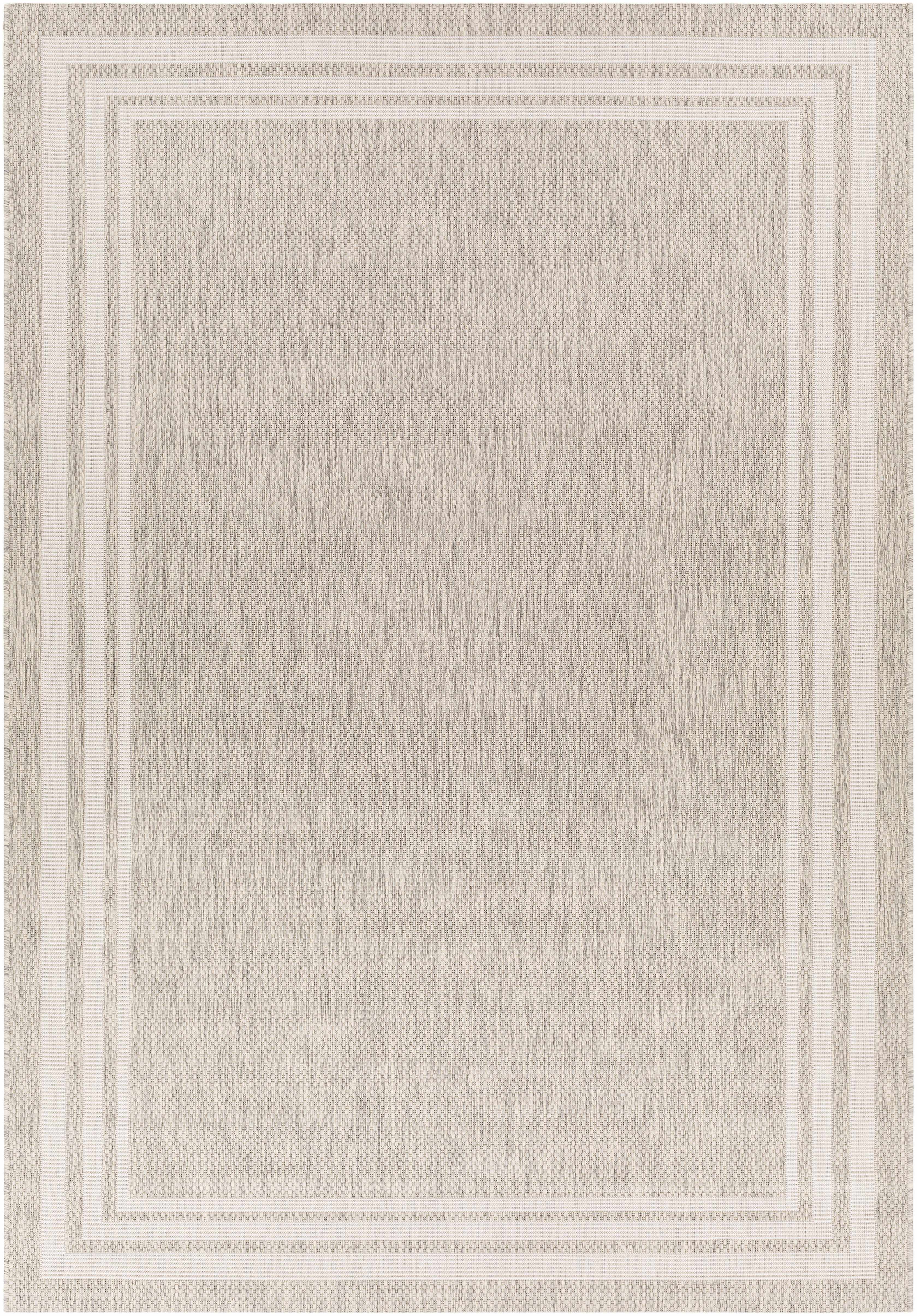 Burradoo Bordered Beige Rug - Decor Addict, LLC