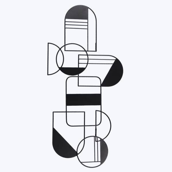 Metal Black Wall Art General Gifts - Decor Addict, LLC