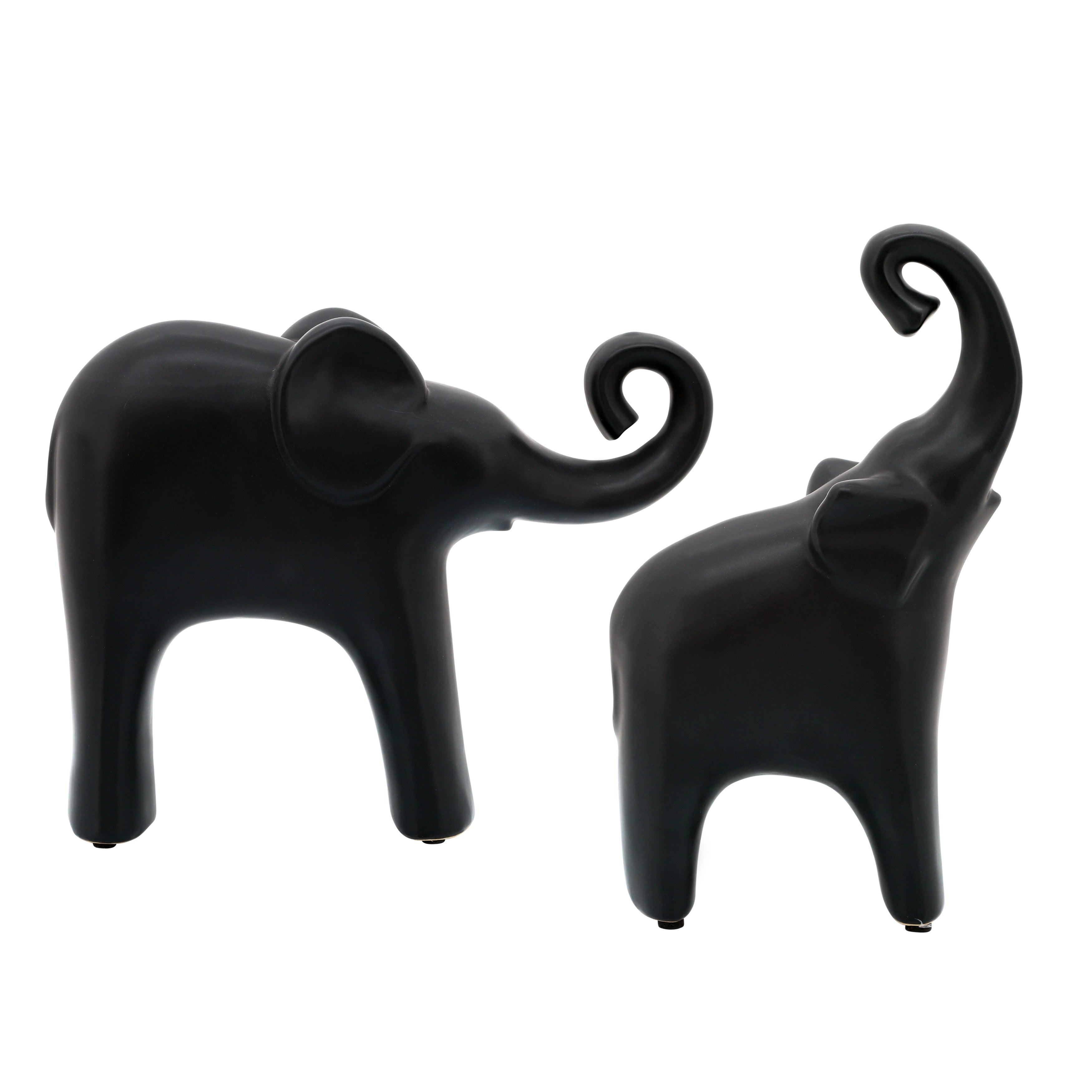 Cer, 6x11" Elephant Matte Black - Decor Addict, LLC