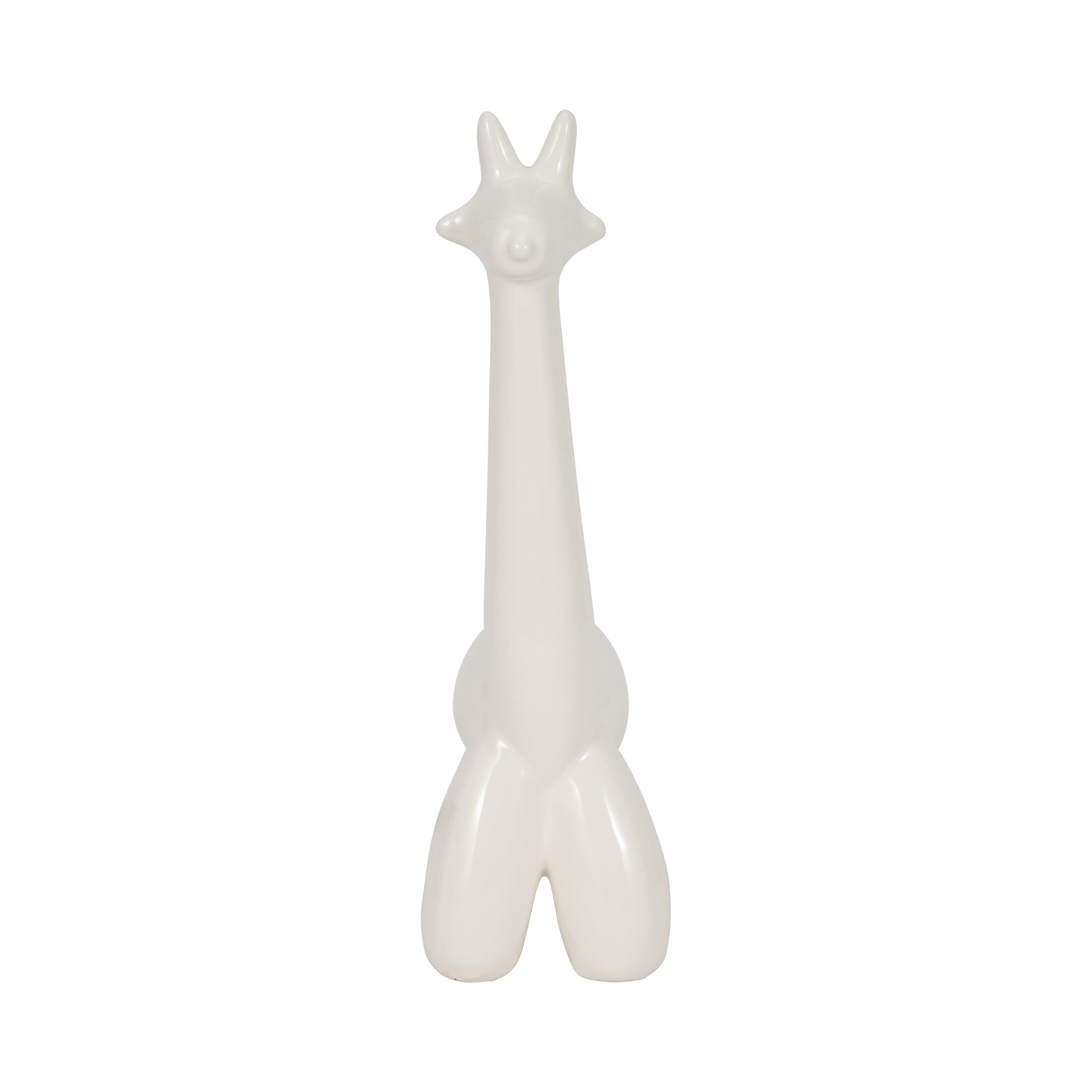 White Giraffe Balloon Animal - Decor Addict, LLC