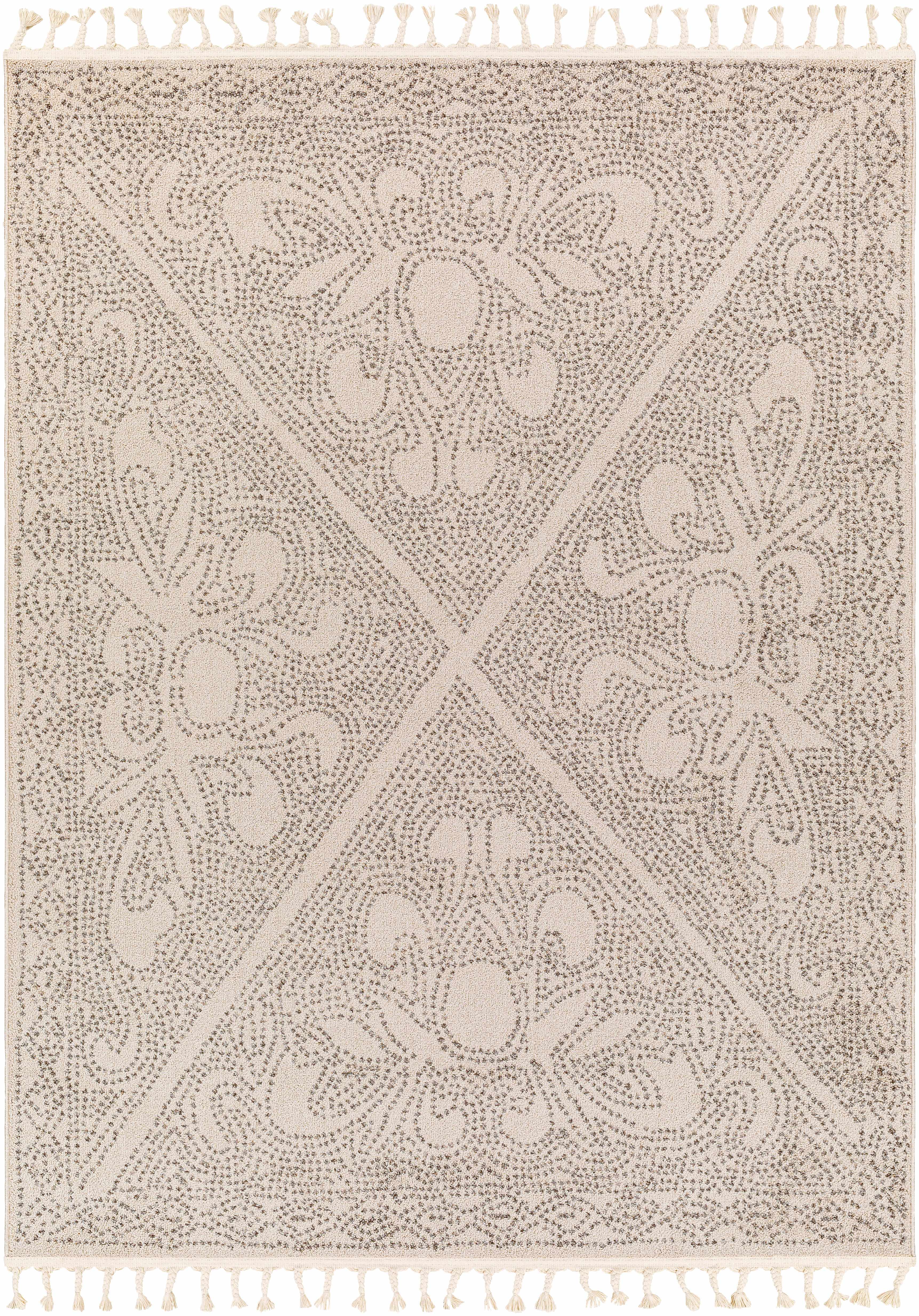 Birdwood Cream & Brown Area Rug - Decor Addict, LLC