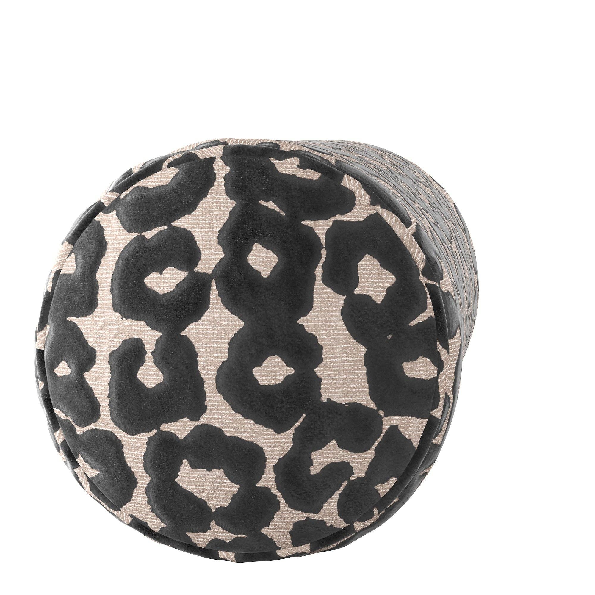 Elvira Neckroll Pillow: Blue Smoke - Decor Addict, LLC