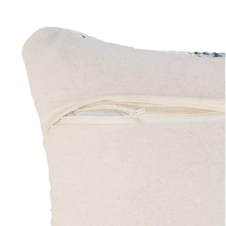 Chantale Geometric Throw Pillow, White/Multi: White/Multi / 14" x 36" / Poly Filled - Decor Addict, LLC