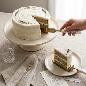 Sebring Mother of Pearl Cake Servers (Set of 2)