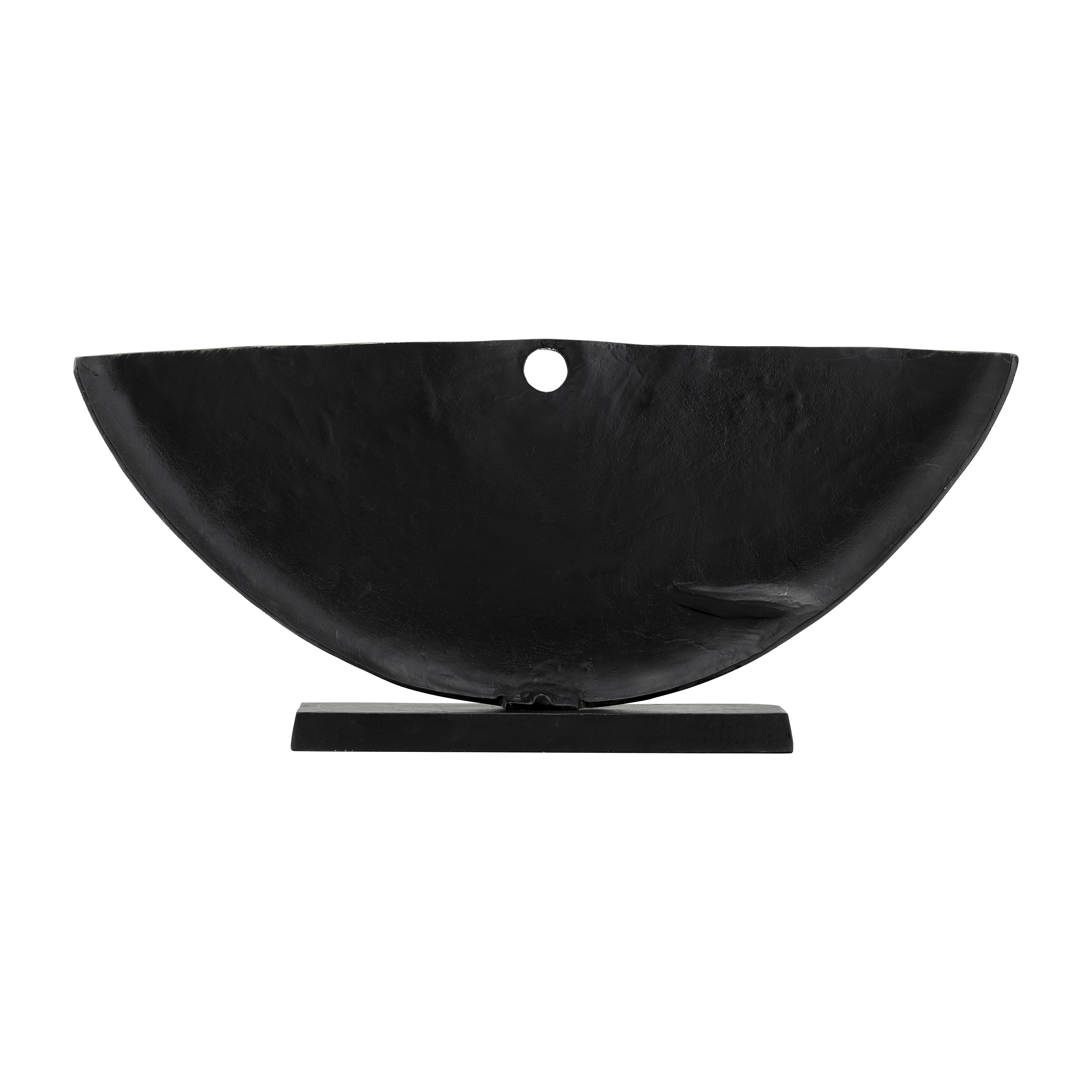 Metal,13"h Corrugated Half Circle Sculpture,ivory - Decor Addict, LLC