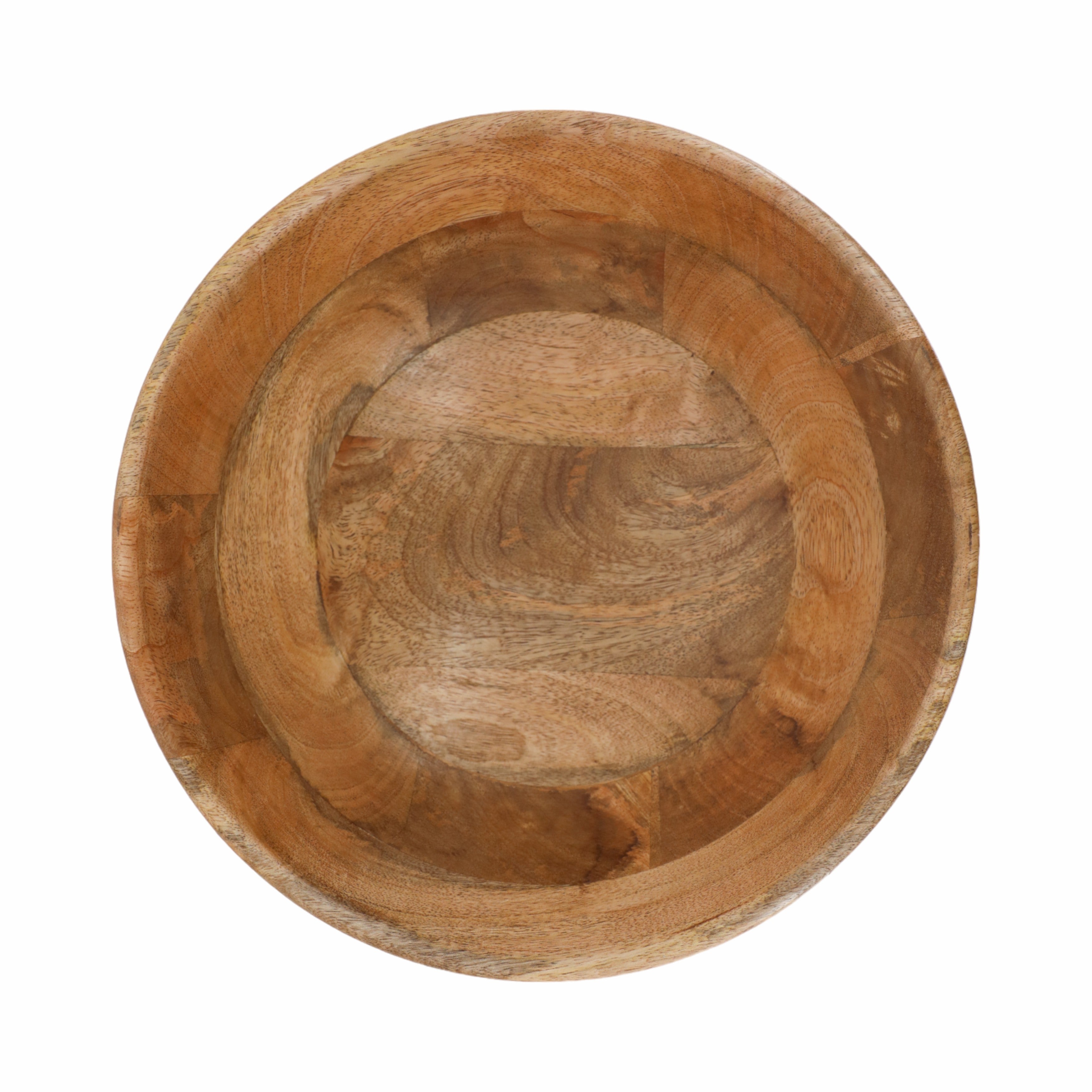 12" Bowl With Ball Feet, Nat - Decor Addict, LLC