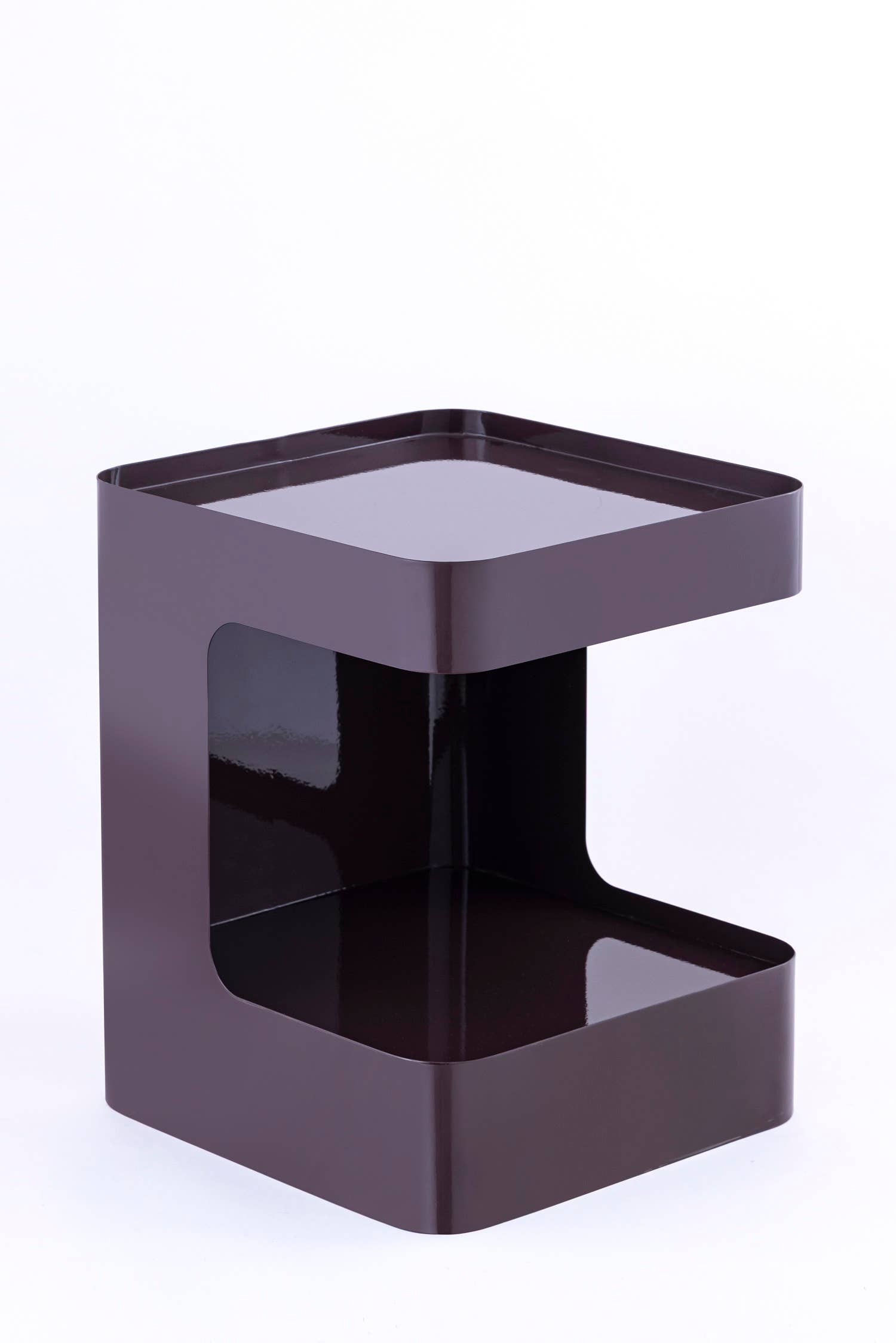Brown Side Table: Brown / IRON - Decor Addict, LLC