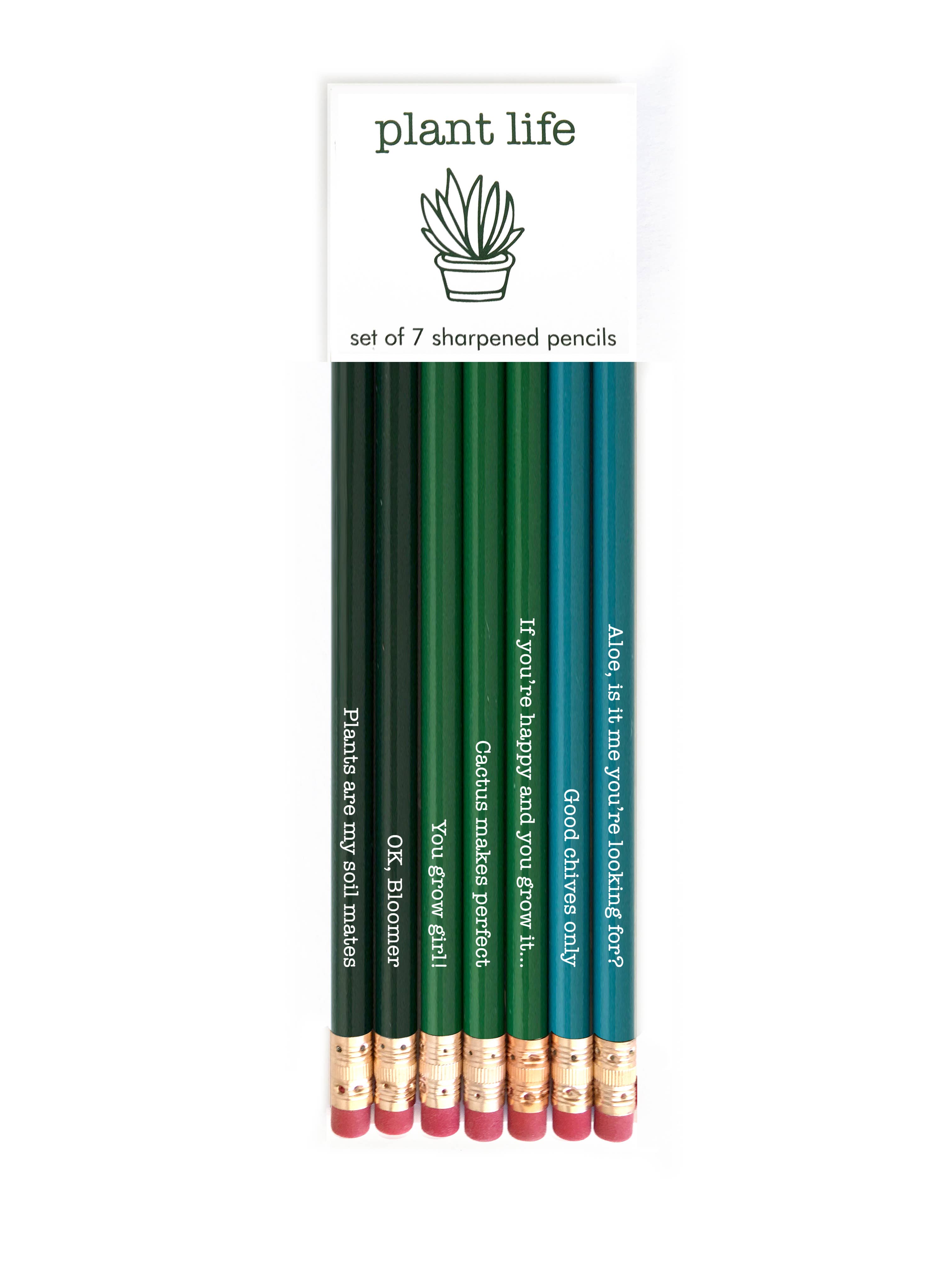 PLANT LIFE PENCIL SET - Decor Addict, LLC