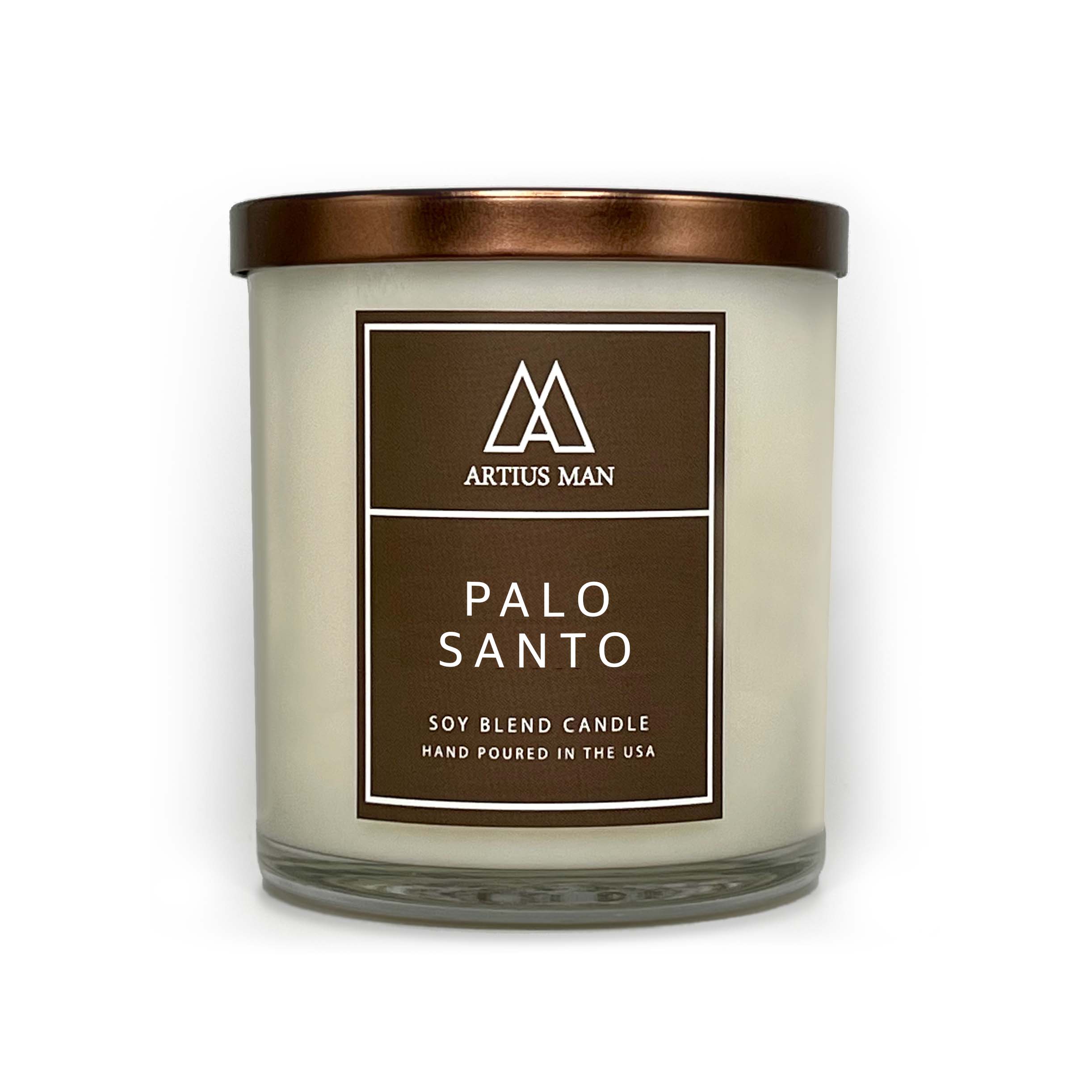 Soy Blend Wood Wick Candle - Palo Santo - Decor Addict, LLC