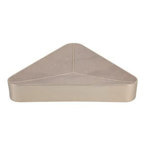 Cowley Faux Shagreen Bowl, Beige