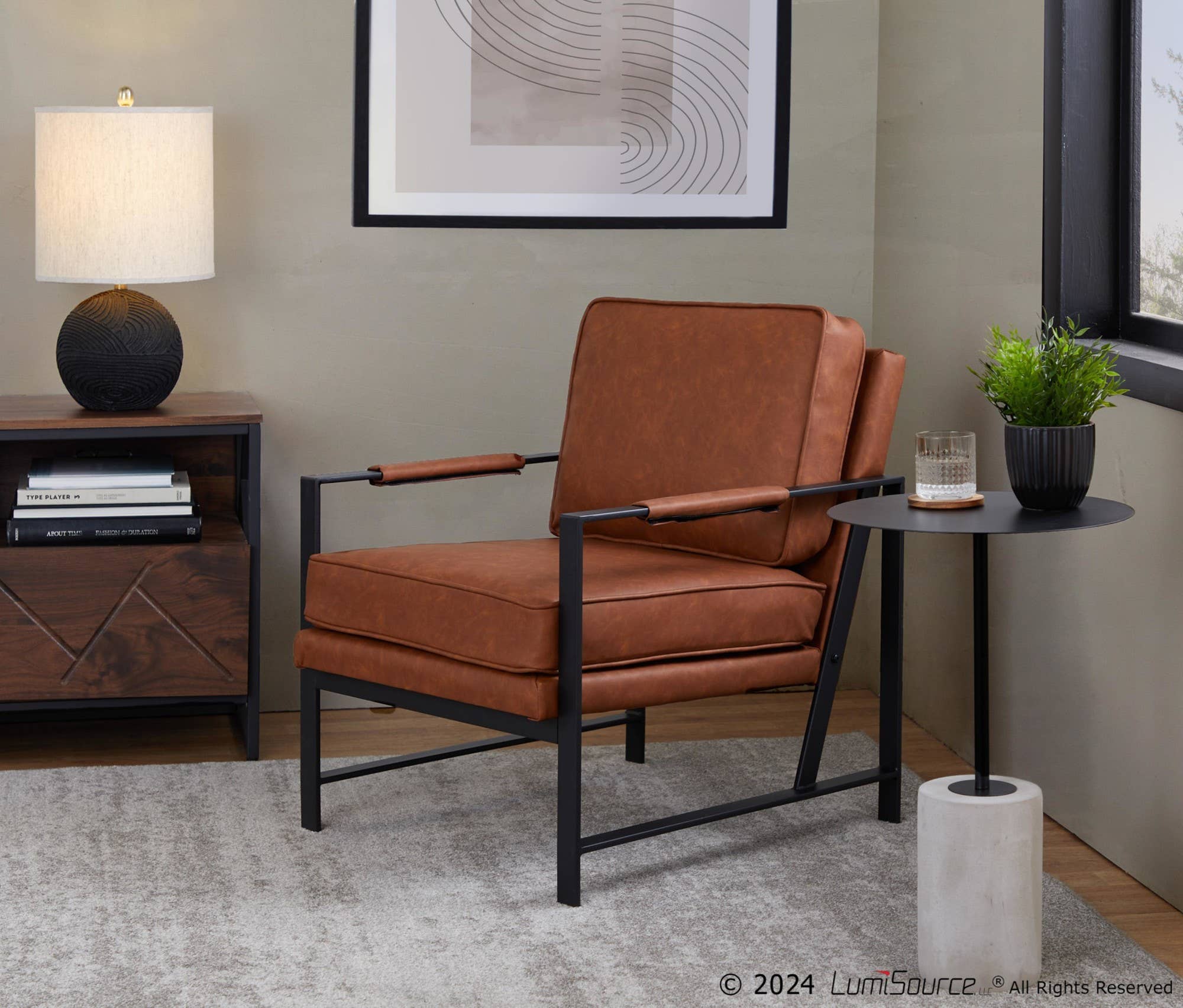 Kona 23" Polyresin Table Lamp - Set of 2: Matte Black Polyresin, Modern Brass, Natural Linen - Decor Addict, LLC