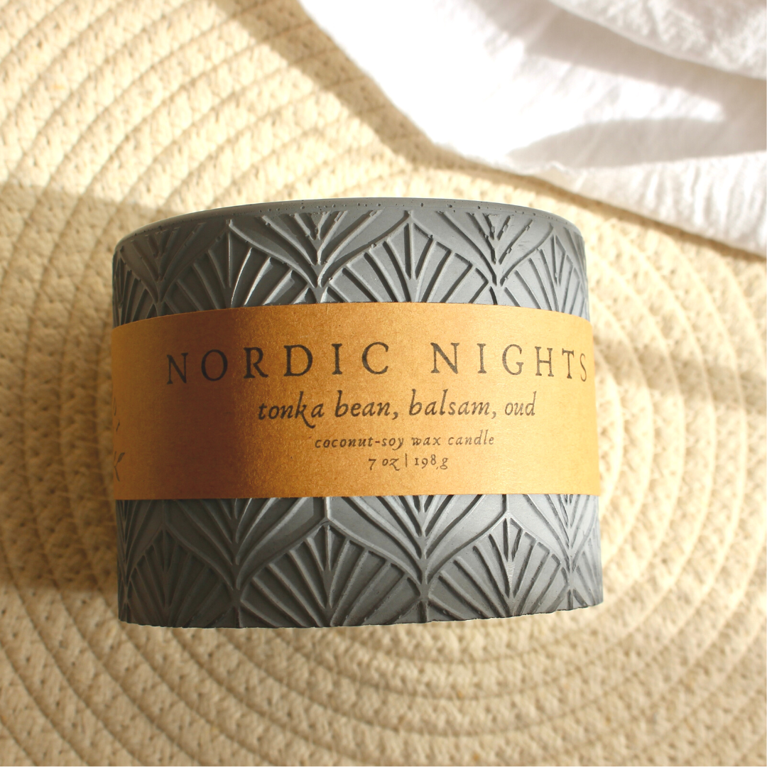 NORDIC NIGHTS CANDLE (Refillable) - Decor Addict, LLC
