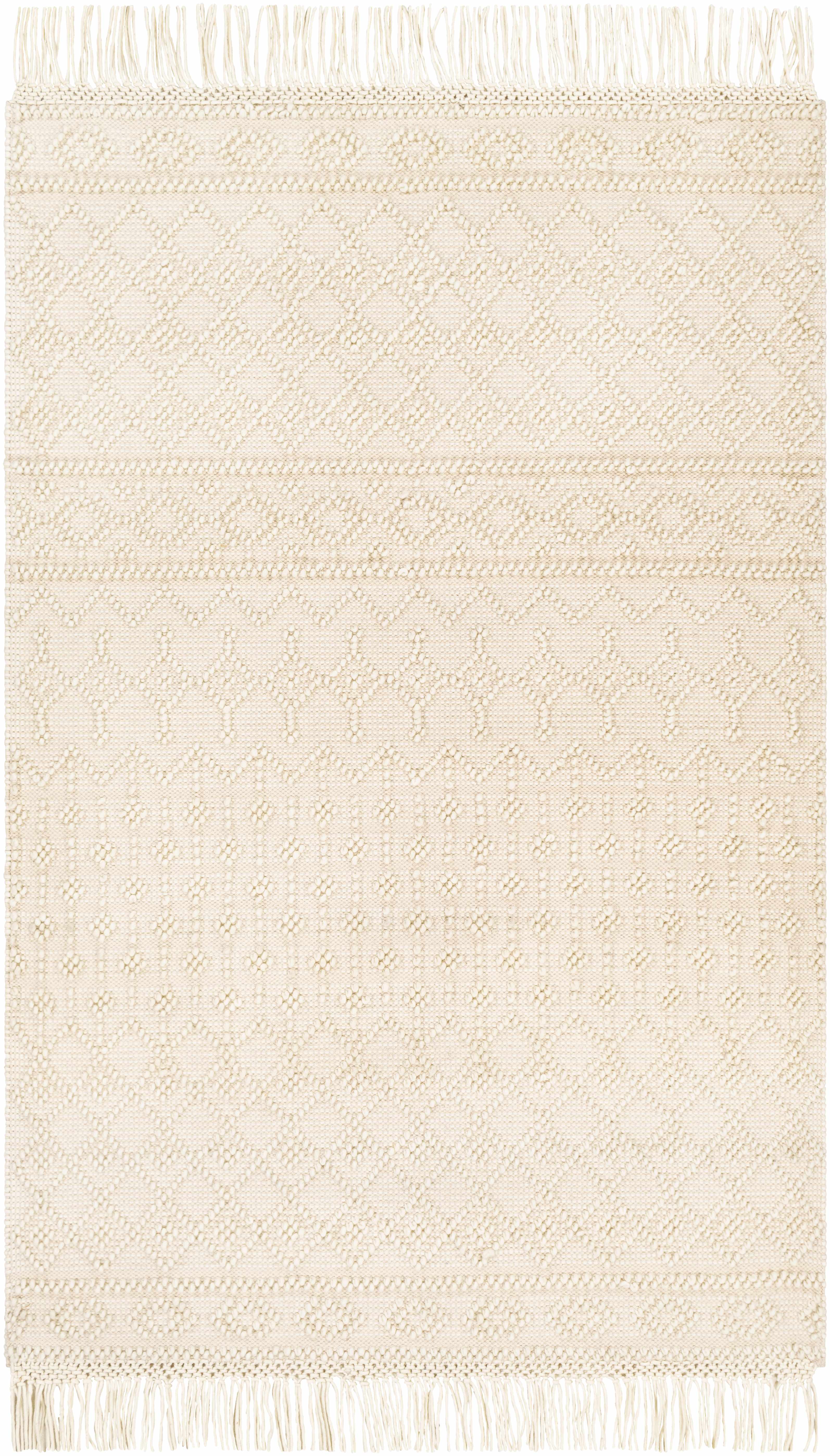 Brothers Beige Wool&Cotton Rug - Decor Addict, LLC