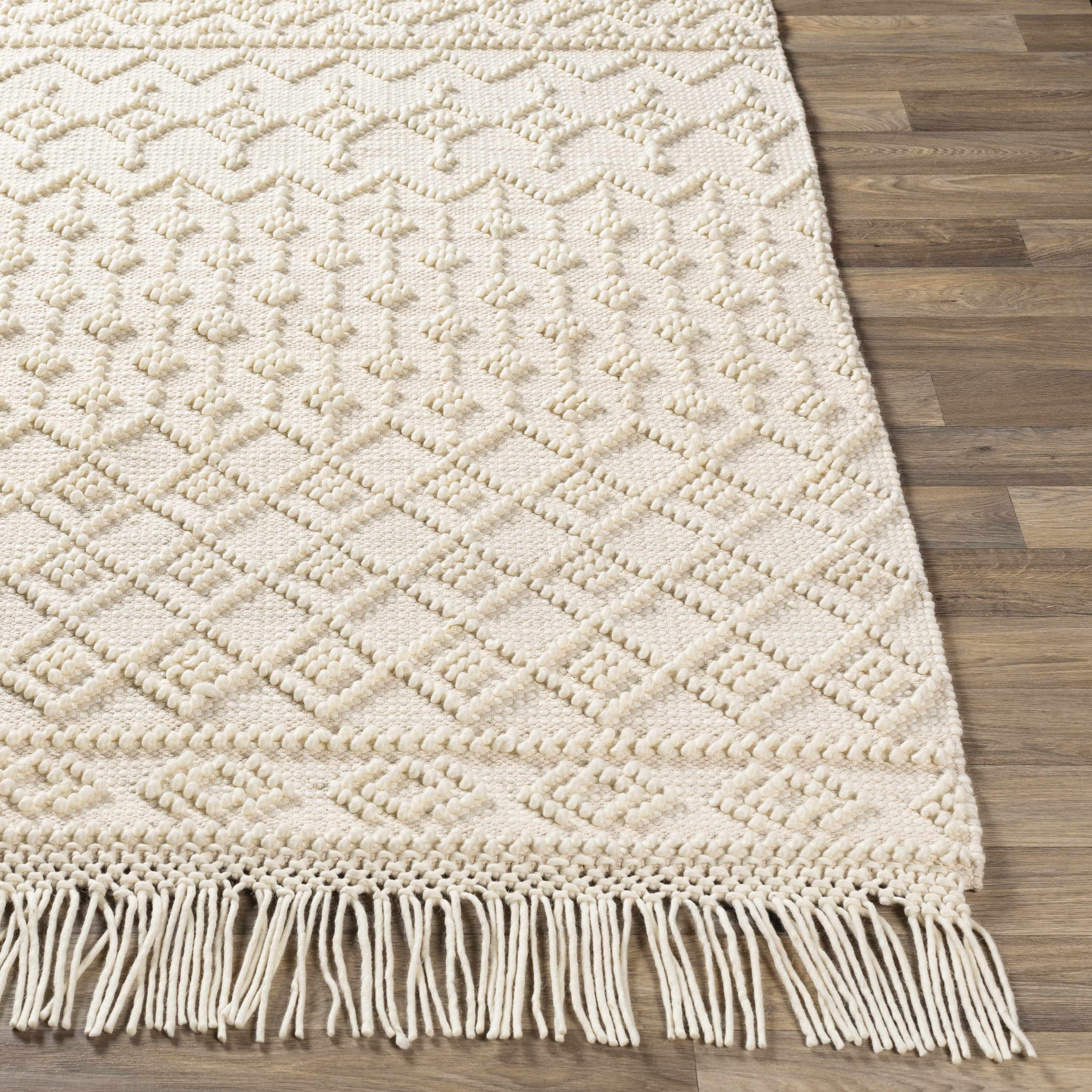 Brothers Beige Wool&Cotton Rug - Decor Addict, LLC