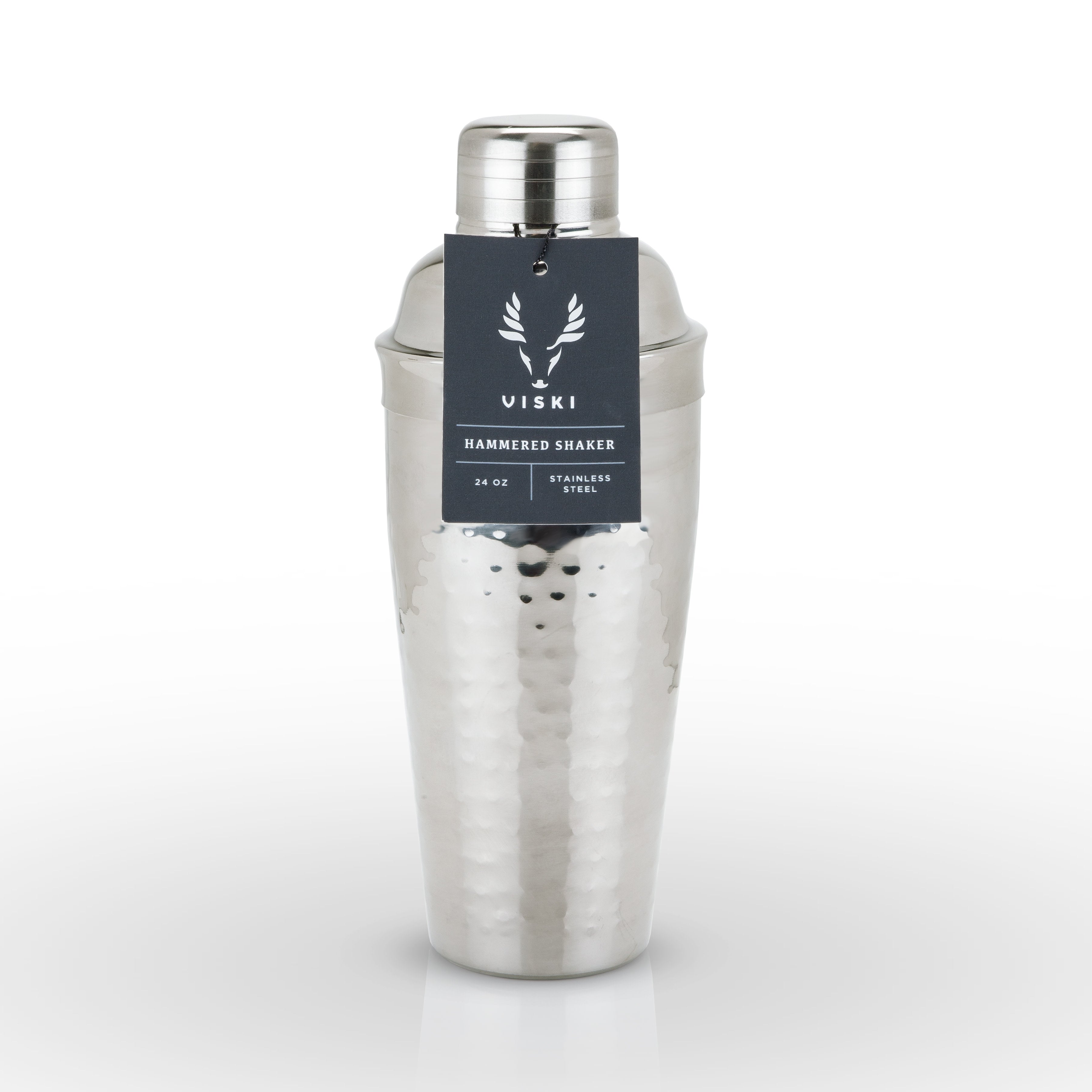 Irving Stainless Steel Hammered Cocktail Shaker - Decor Addict, LLC