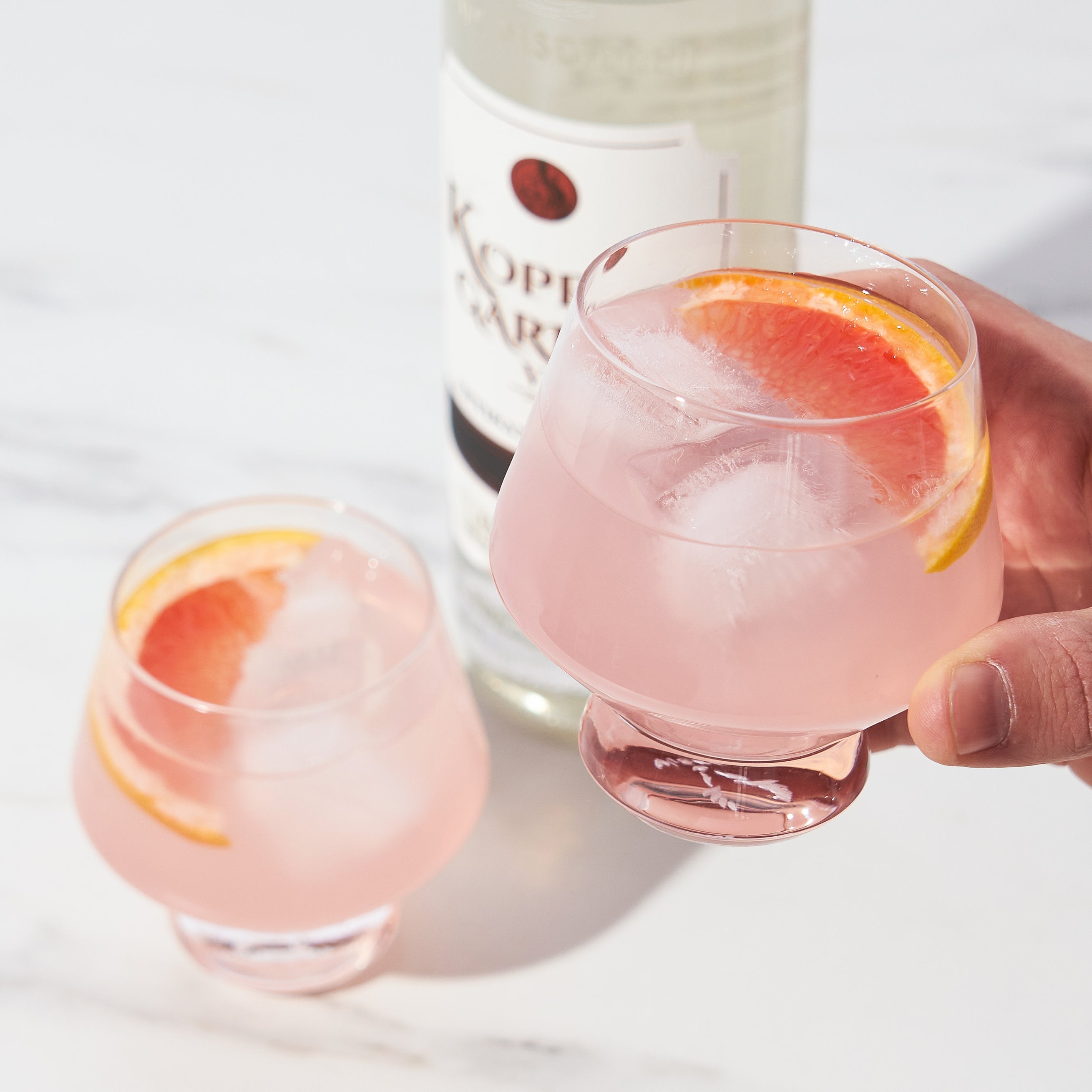 Raye Footed Crystal Punch Glasses Set of 2 - Decor Addict, LLC